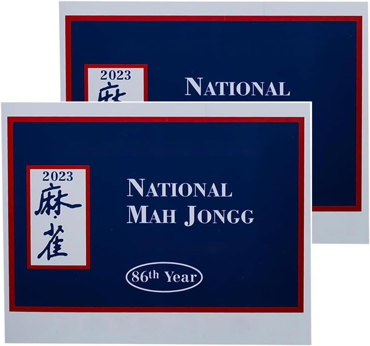 2024 Official Standard Mahjong Cards Set - Large Print Mah Jongg Scorecards (1/2/4 Pieces) - Perfect for Game Nights, Family Gatherings & Tournament Play