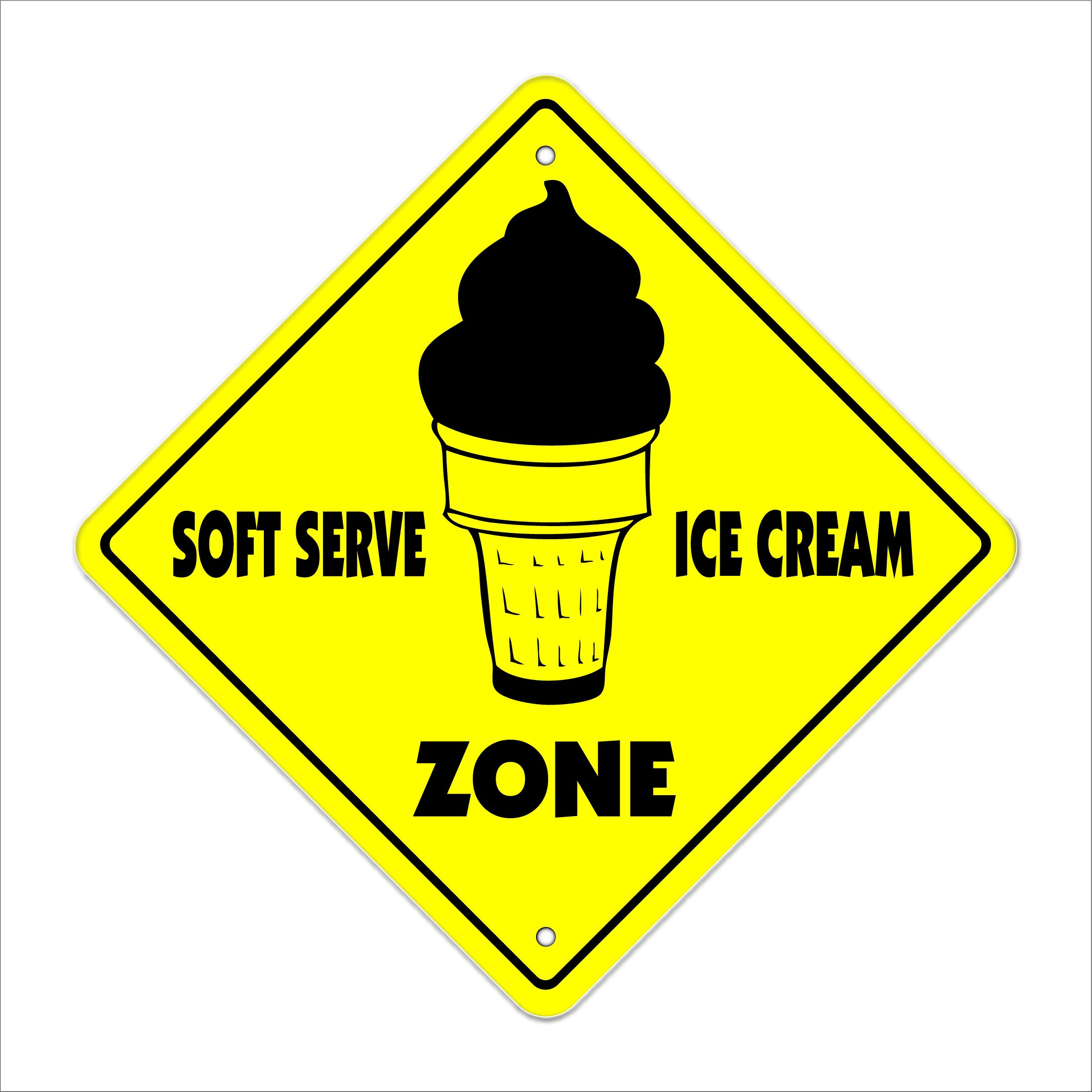 Soft Serve Ice Cream Crossing Sign - 20