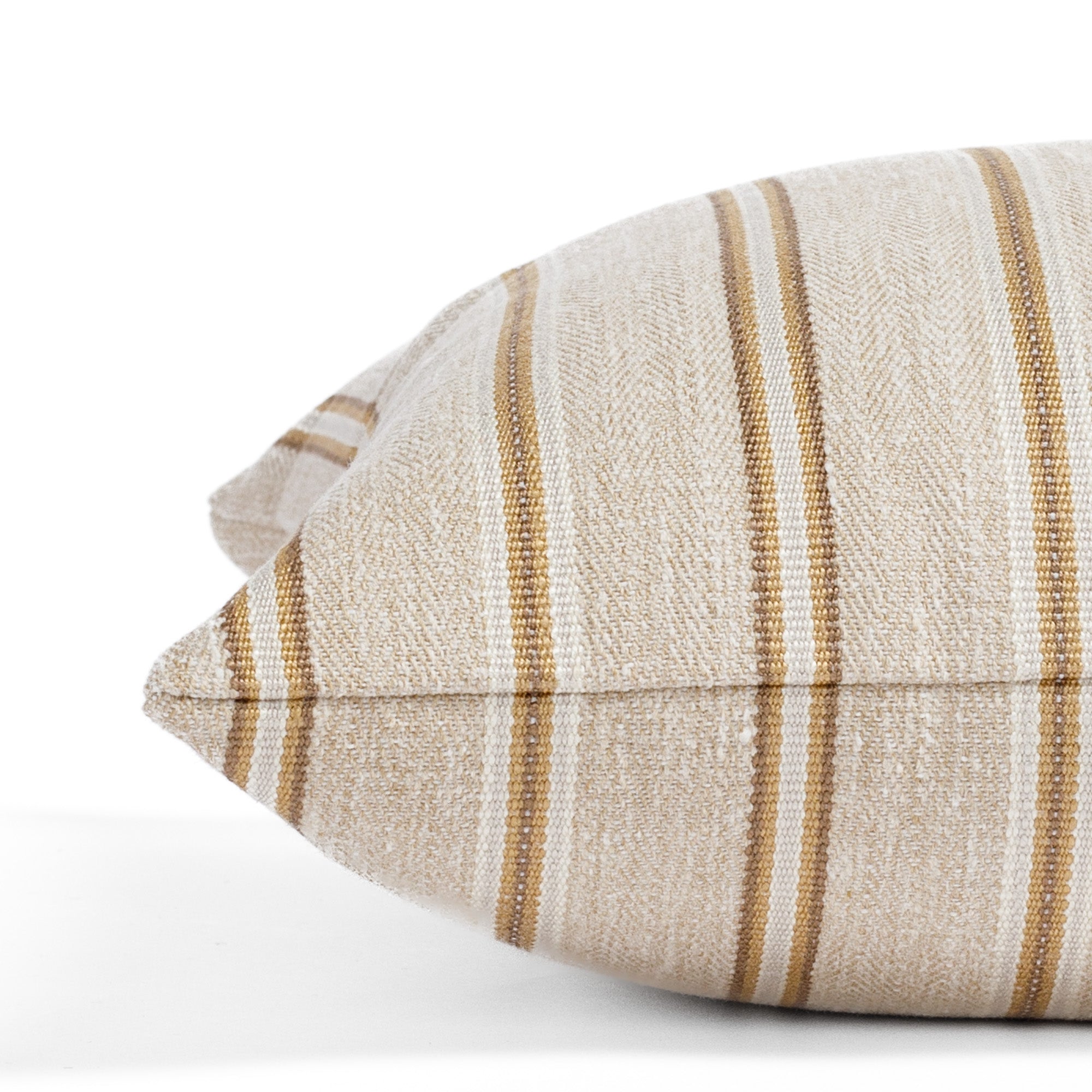 August Stripe 14x20 Lumbar Pillow - Honeycomb Design Support Cushion for Sofa, Bed & Office Chair - Comfortable Back Support for Home & Office Decor