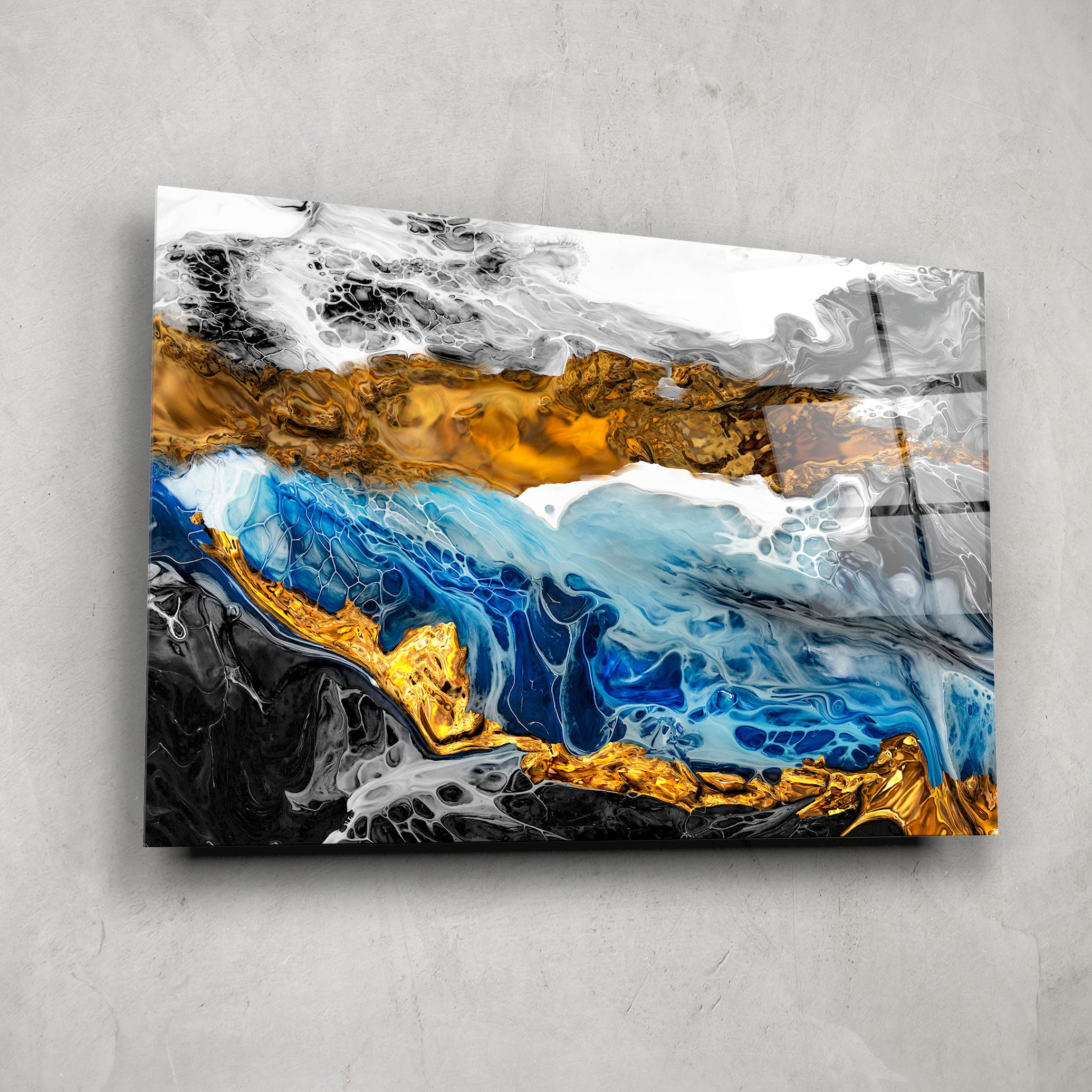 Elegant River Marble Design Home Decor - Perfect for Living Room, Bathroom & Office Decoration