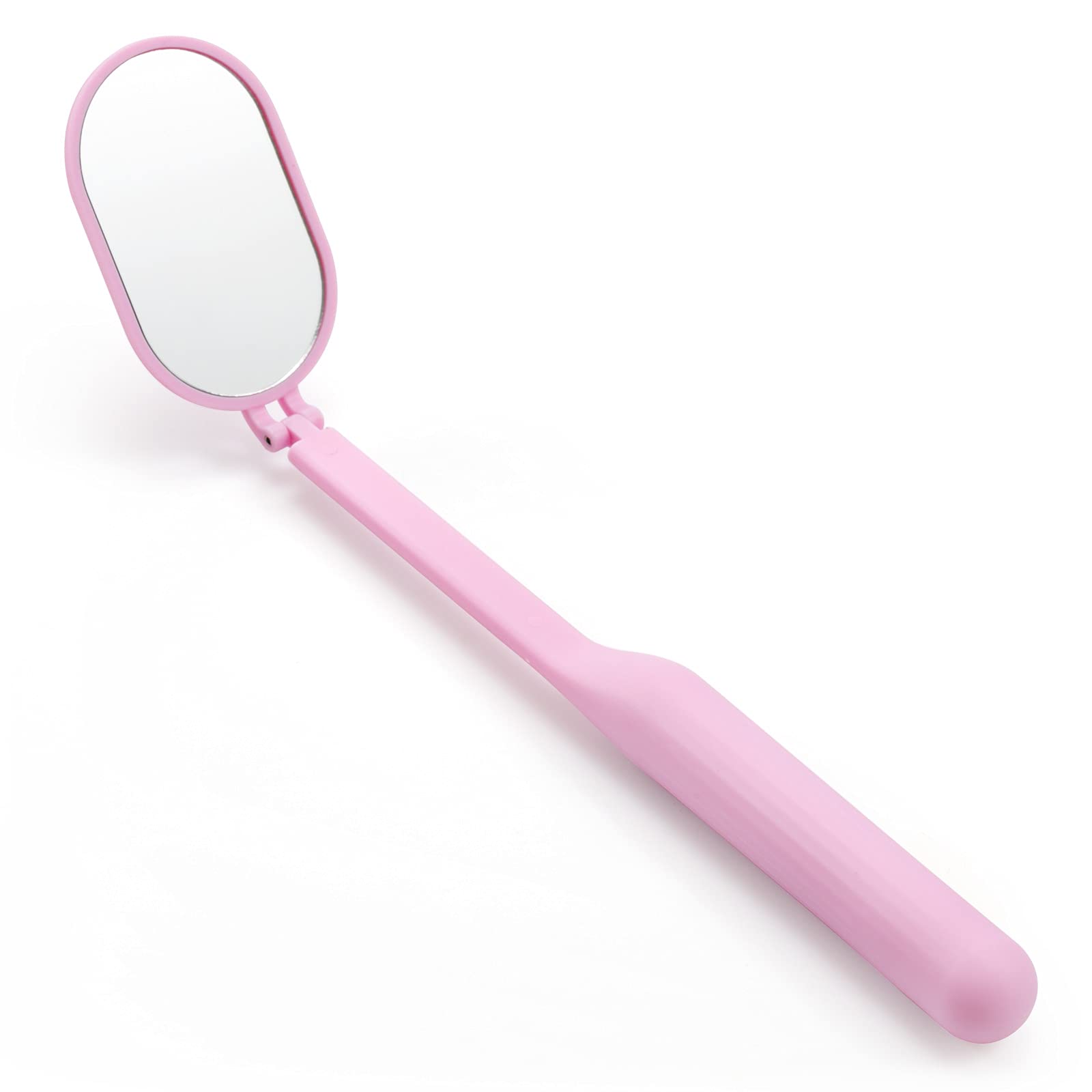 270° Rotating Lightweight Folding Makeup Mirror for Eyelash Extensions - Pink Lash Mirror with Adjustable Angle | Perfect for Salon Professionals & Home Beauty Care