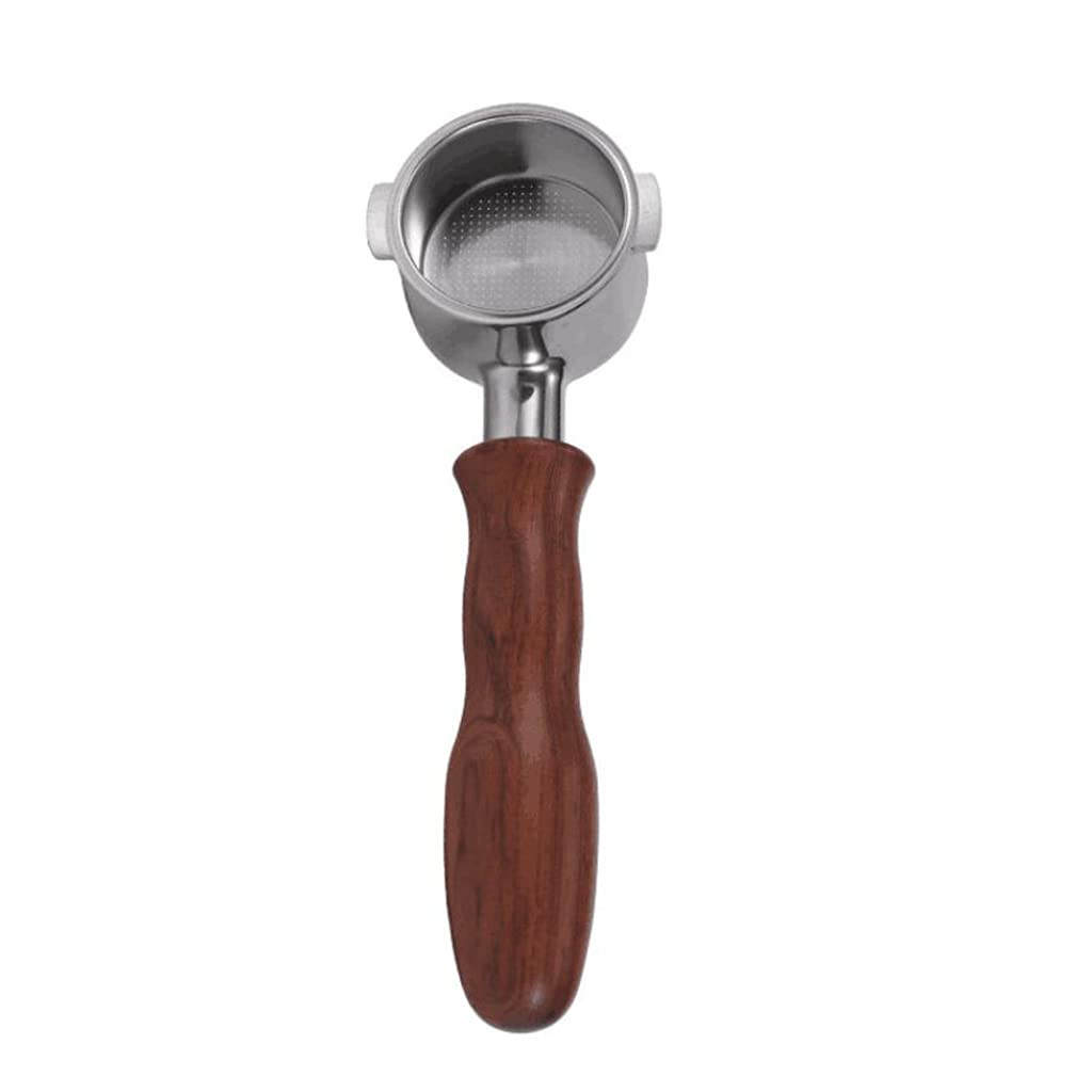 51mm Bottomless Portafilter for Espresso Machine - Stainless Steel Coffee Filter Holder with Handle & 2 Ears | Perfect for Home Baristas & Coffee Shops | Enhance Your Espresso Extraction & Crema Quality