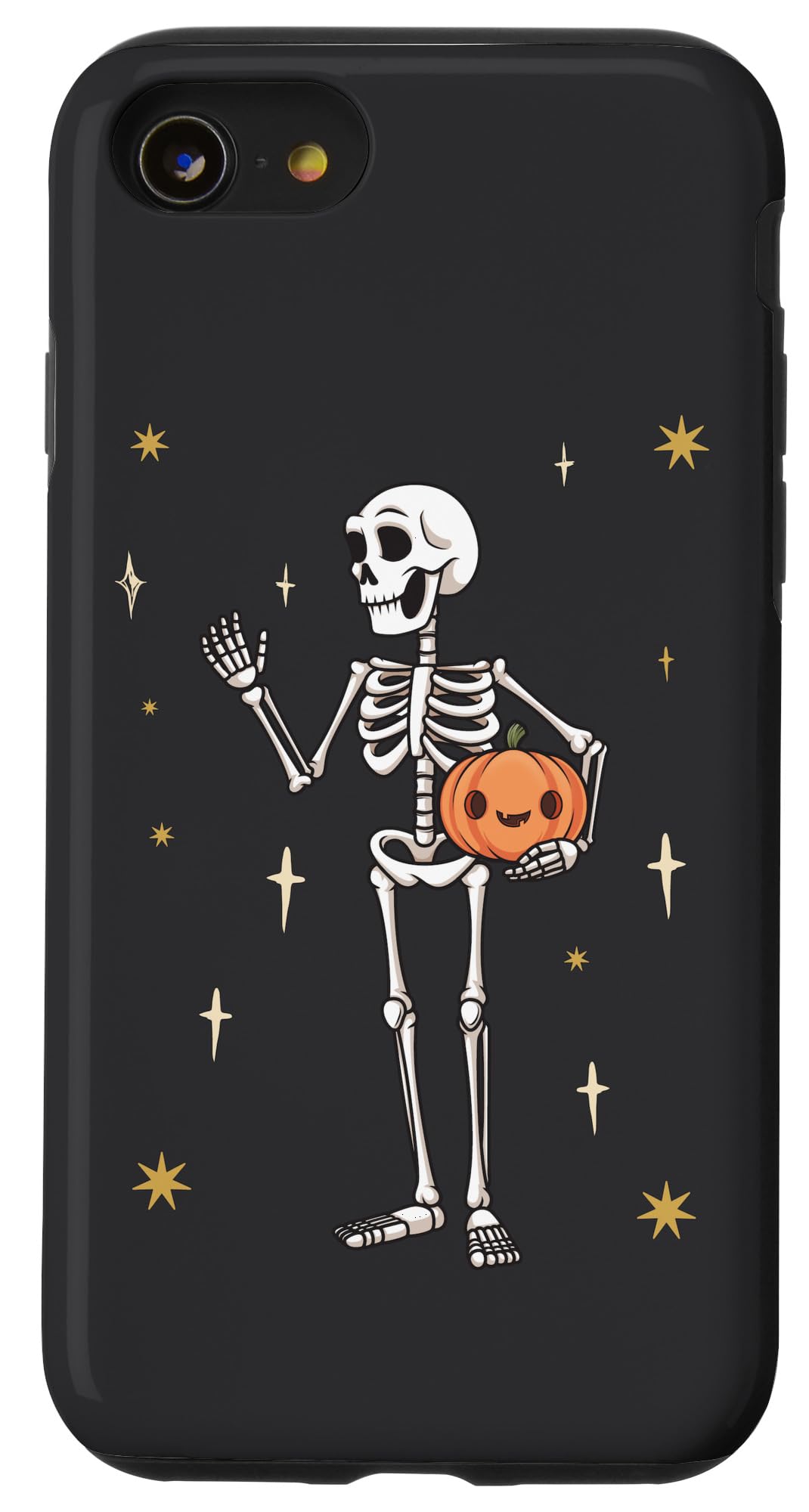 Funny Halloween Skeleton iPhone SE/7/8 Case for Pumpkin Festival