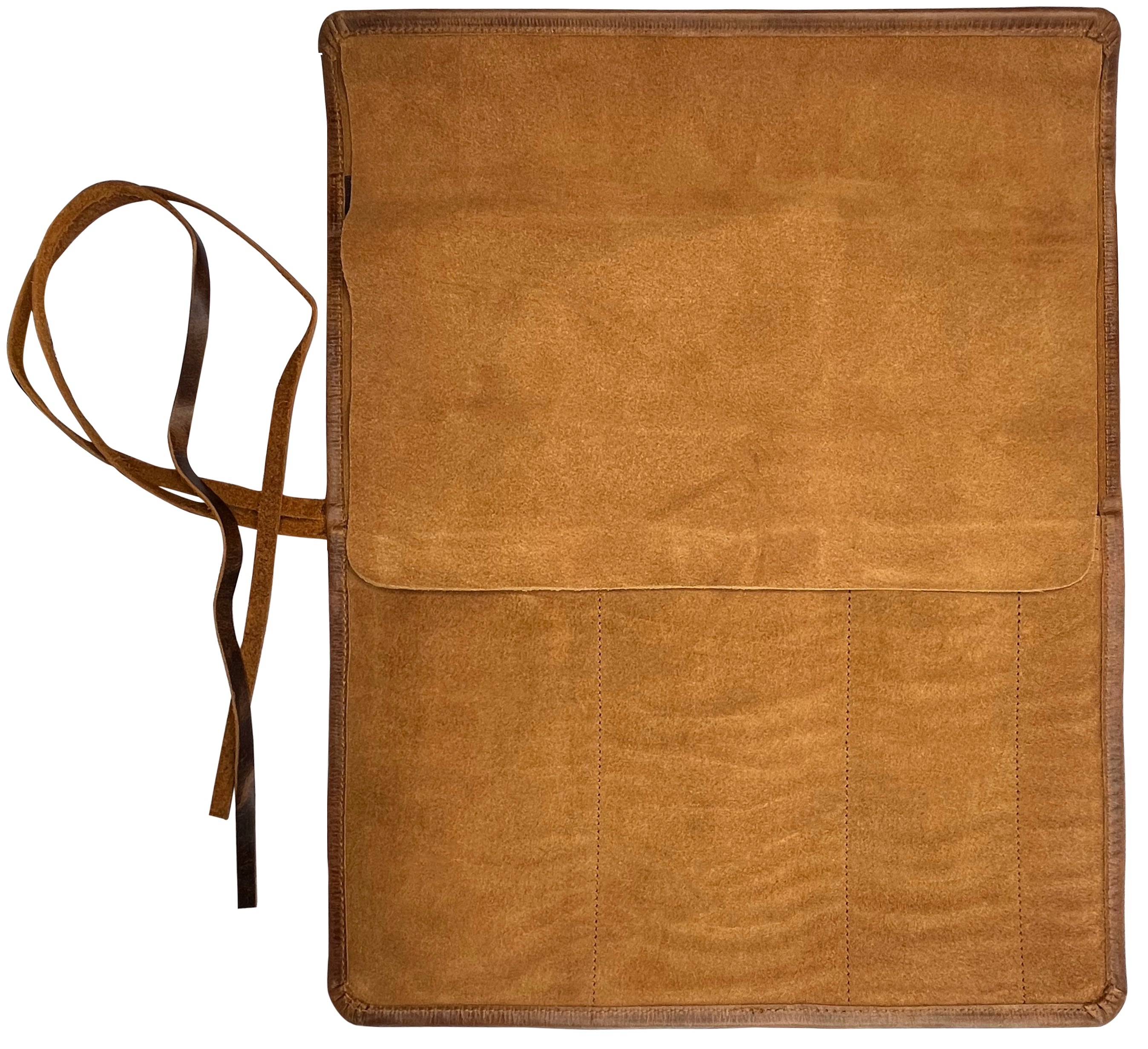 Premium Leather Knife Roll for Chefs - Professional Knife Case Holder with Multiple Pockets - Perfect for Kitchen, Travel & Culinary School
