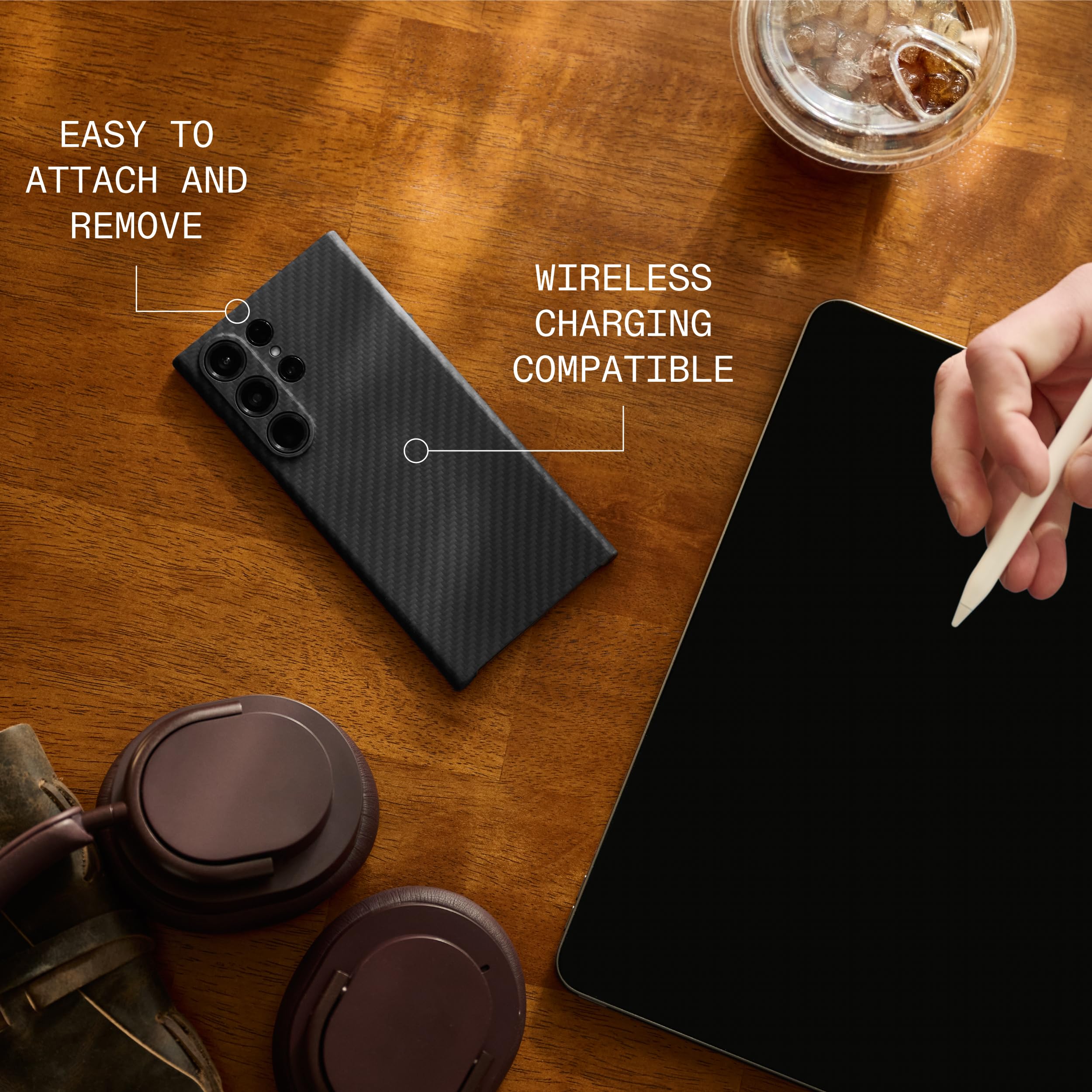 Latercase Galaxy S24 Ultra Case - Ultra Thin 0.6mm Aramid Fiber Protective Cover | Military-Grade Durable Slim Phone Case with Full Camera Protection & Non-Slip Matte Finish | Perfect for Everyday Use, Travel & Outdoor Activities | Compatible with Samsung Galaxy S24 Ultra
