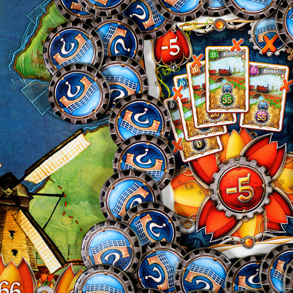 Ticket to Ride: Nederland Map Collection 4 - Dutch Train Board Game Expansion for Family Game Night & Strategy Game Lovers