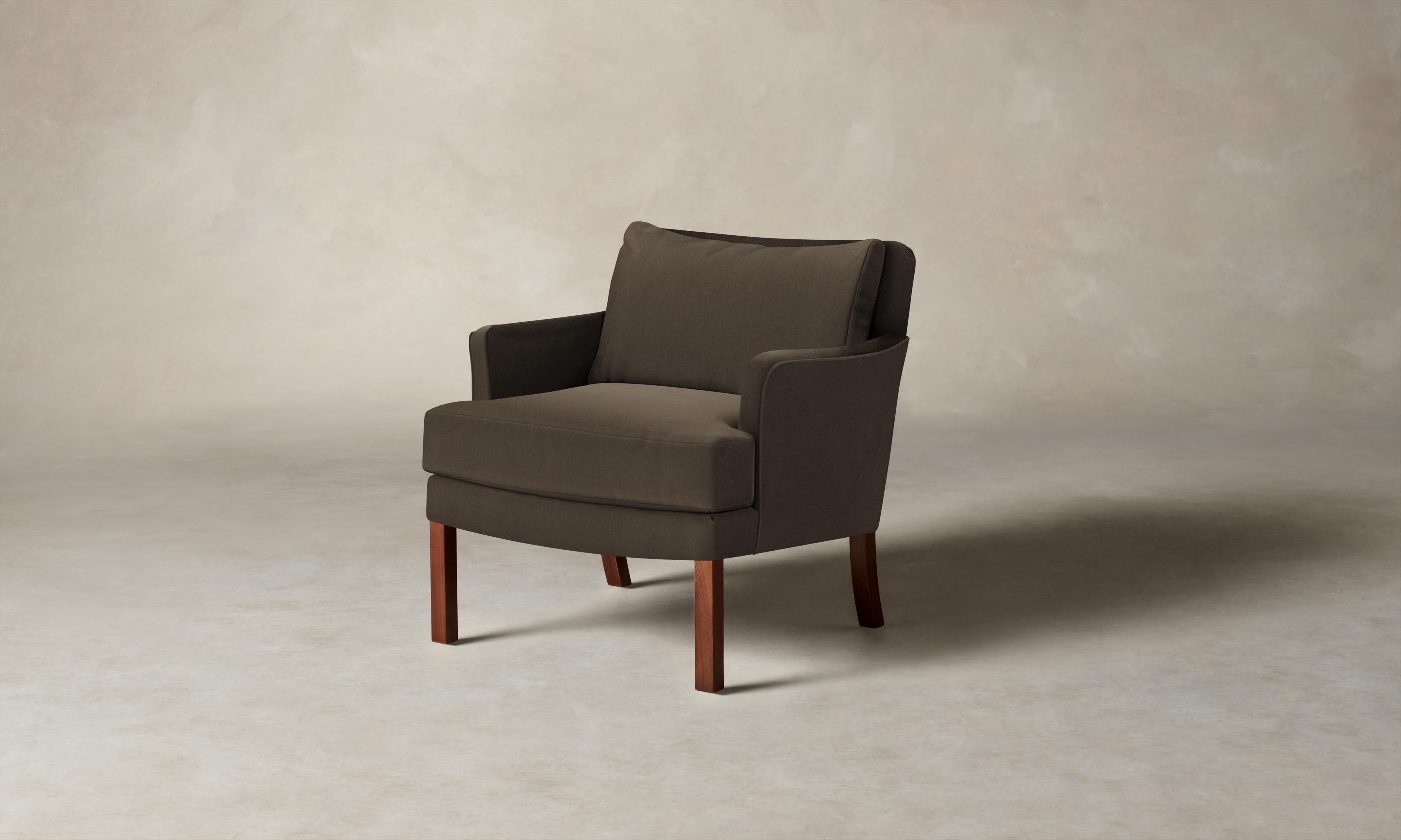Premium Mohair Mink Accent Chair - The Kaye Chair for Living Room, Bedroom & Office - Soft & Luxurious Seating for Home Decor