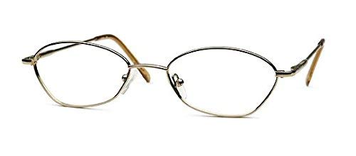 Multi-View Computer Reading Glasses Model 17 - Latte Color - +1.5 Magnification Strength - Perfect for Office Work, Reading & Screen Time