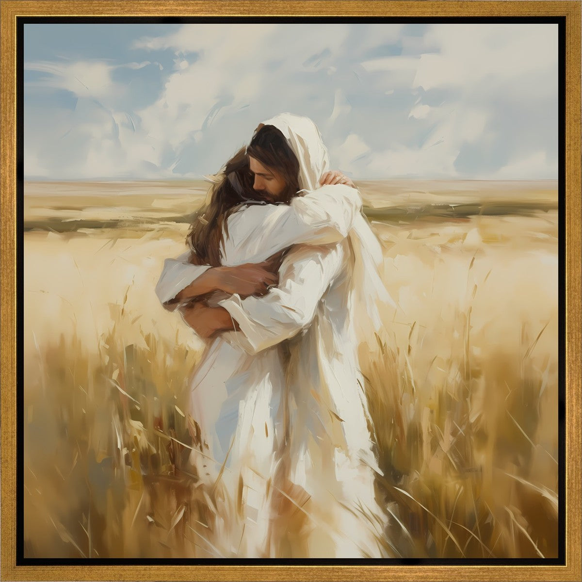 Arms of Mercy Gallery Wrap Canvas - Premium Handmade Wall Art for Home & Office Decor - Perfect for Living Room, Bedroom, and Gift Giving