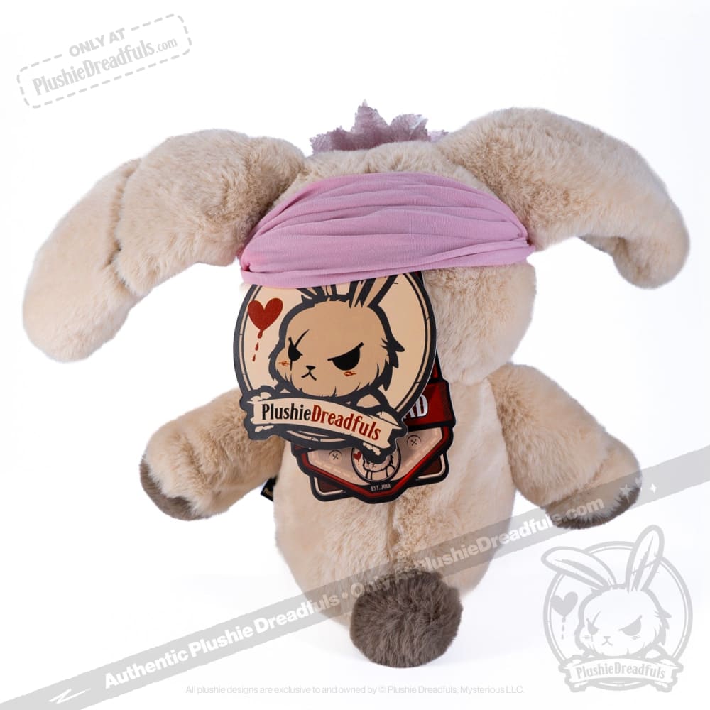 Cute Plush Skeleton Bunny with Flower Crown - Soft Stuffed Animal Toy for Kids, Girls & Boys - Perfect for Halloween Decor, Birthday Gifts & Room Decoration