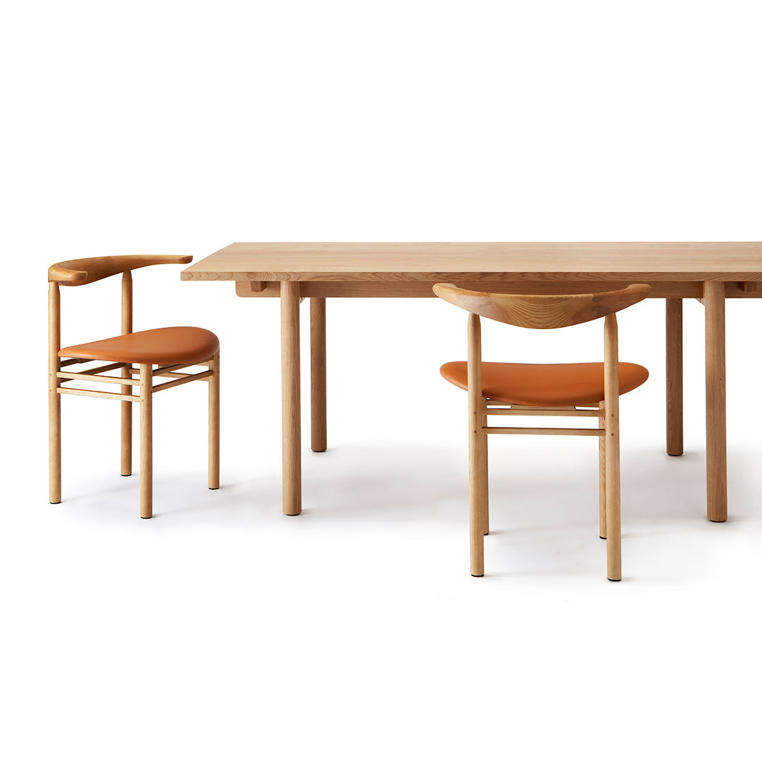 Modern Rectangle Dining Table - Solid Wood Kitchen Table for Small Spaces | Perfect for Apartments, Breakfast Nooks & Cozy Dining Areas