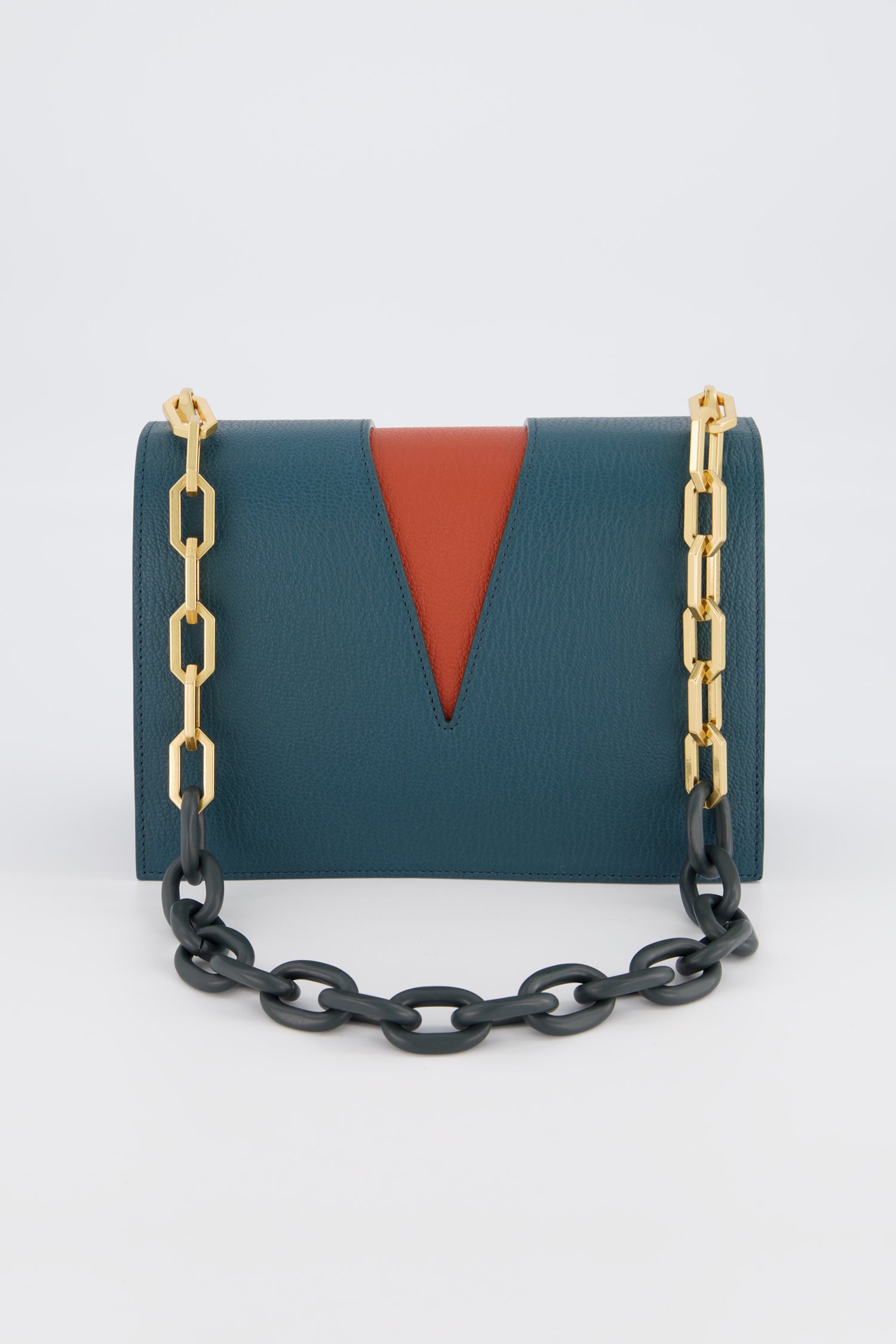Volon Forest V Chain Bag - Stylish Crossbody Purse for Women, Fashionable Shoulder Bag with Gold Chain Strap - Perfect for Parties, Dates & Night Out