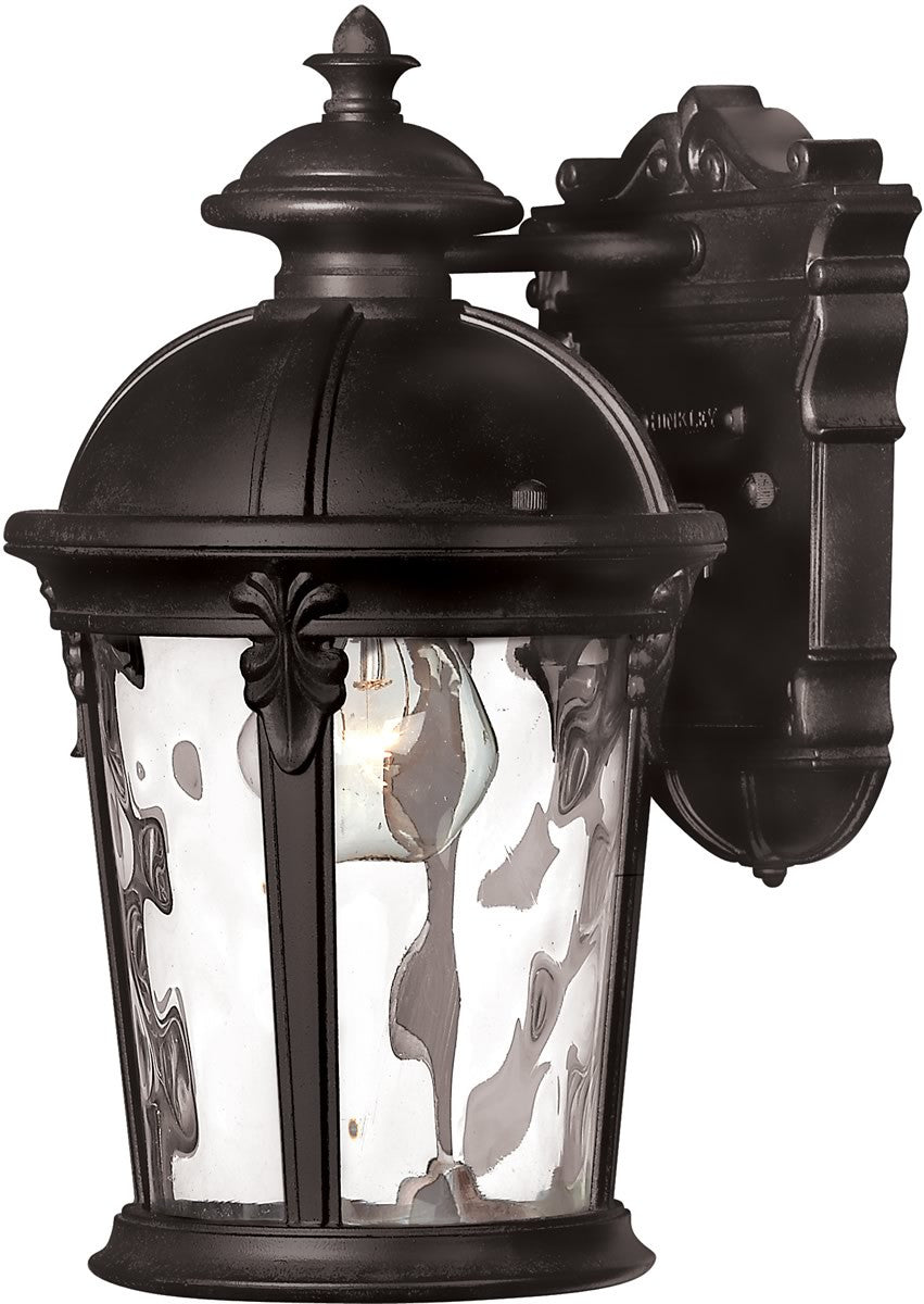 13H Windsor 1 Light Outdoor Wall Sconce - Black Matte Finish for Porch, Patio & Garden Lighting | Weatherproof Exterior Wall Light Fixture