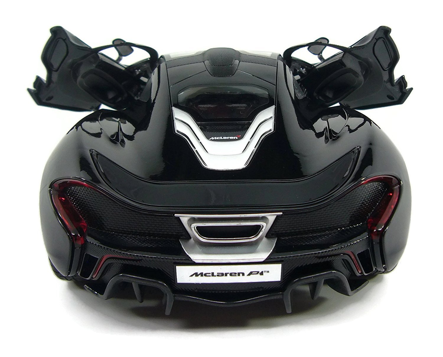 Official Licensed McLaren P1 1:14 Scale Die-Cast Model Car - Black Radio Control RC Car with Ultra Detailed Interior & Exterior - Collectible Toy for Racing Fans & Display for Home/Office Decor