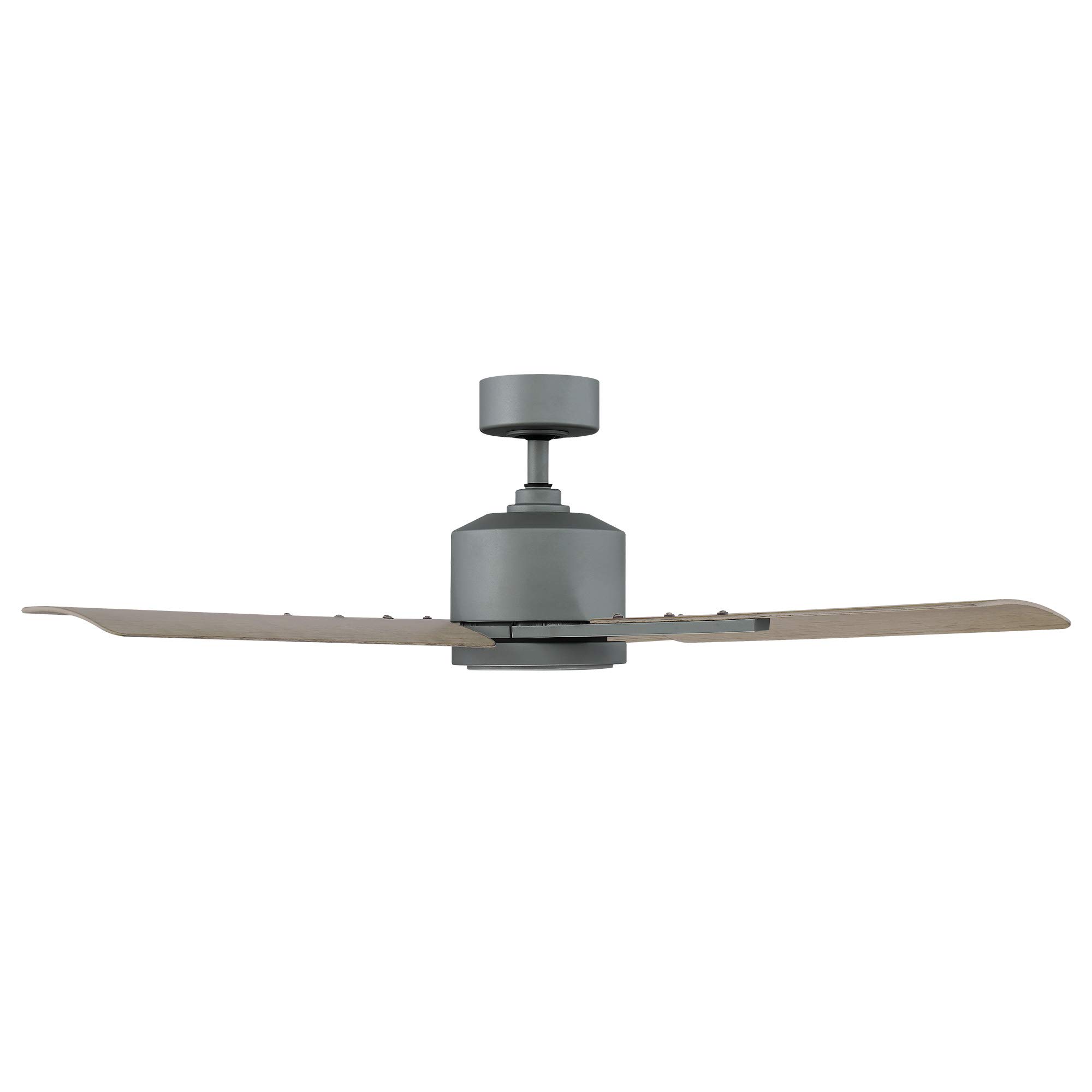 Cervantes Smart 56in 4-Blade Ceiling Fan with 3500K LED Light Kit & Remote Control - Graphite Weathered Gray - Works with Alexa, Google Assistant, Samsung Things, iOS & Android App - Perfect for Living Rooms, Bedrooms, and Outdoor Spaces
