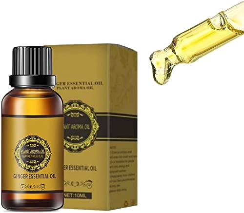 **30ml Belly Drainage Ginger Oil for Lymphatic & Tummy Slimming – Natural Ginger Essential Oil for Relaxing Massage & Body Detox – Perfect for Post-Workout Recovery & Spa Nights**