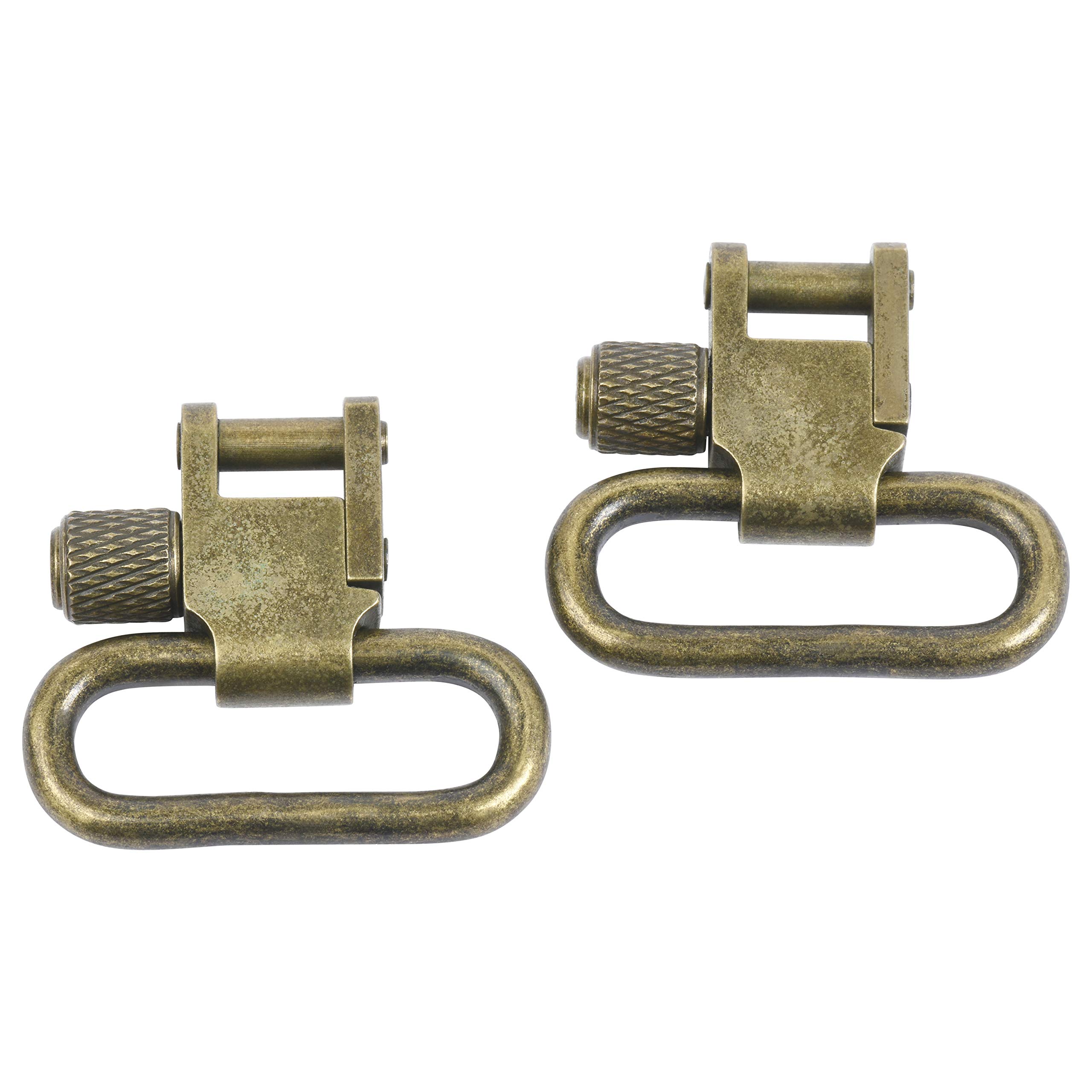1 Inch Tri-Lock Gun Sling Swivels - Heavy Duty All Metal Construction - 3 Color Options (Black, Silver, Bronze) - Perfect for Hunting, Shooting Sports & Firearm Accessories