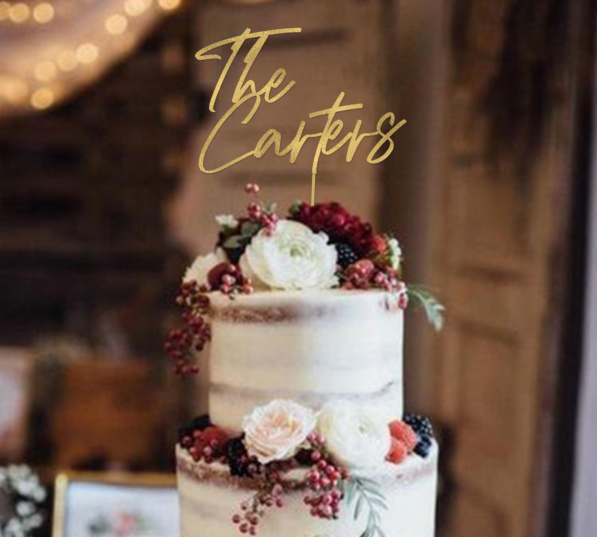 Custom Wedding Cake Toppers - Personalized Bride & Groom Cake Topper for Weddings & Anniversaries | Mr & Mrs Cake Decorations for Wedding Cakes, Anniversary Cakes & Special Celebrations