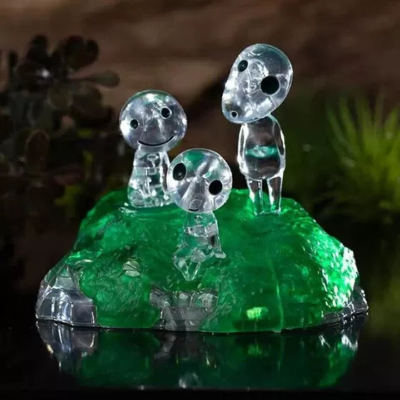 3D Kodama Crystal Puzzle - Ghibli's Princess Mononoke Inspired Brain Teaser for Adults & Kids | Perfect for Studio Ghibli Fans, Home Decor, and Stress Relief