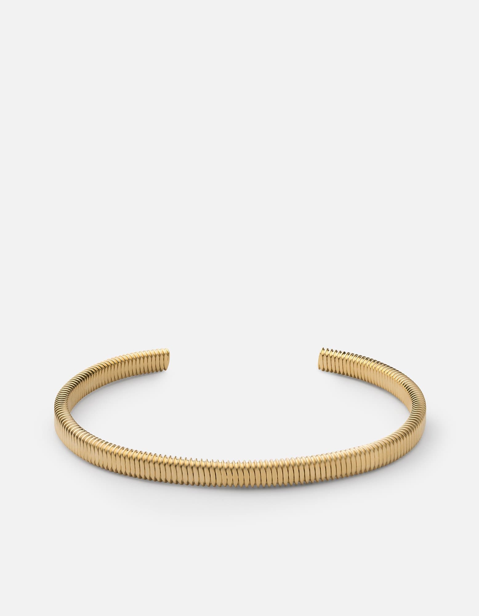 Matte Gold Thread Cuff Bracelet - Elegant Minimalist Jewelry for Women, Perfect for Everyday Wear & Special Occasions