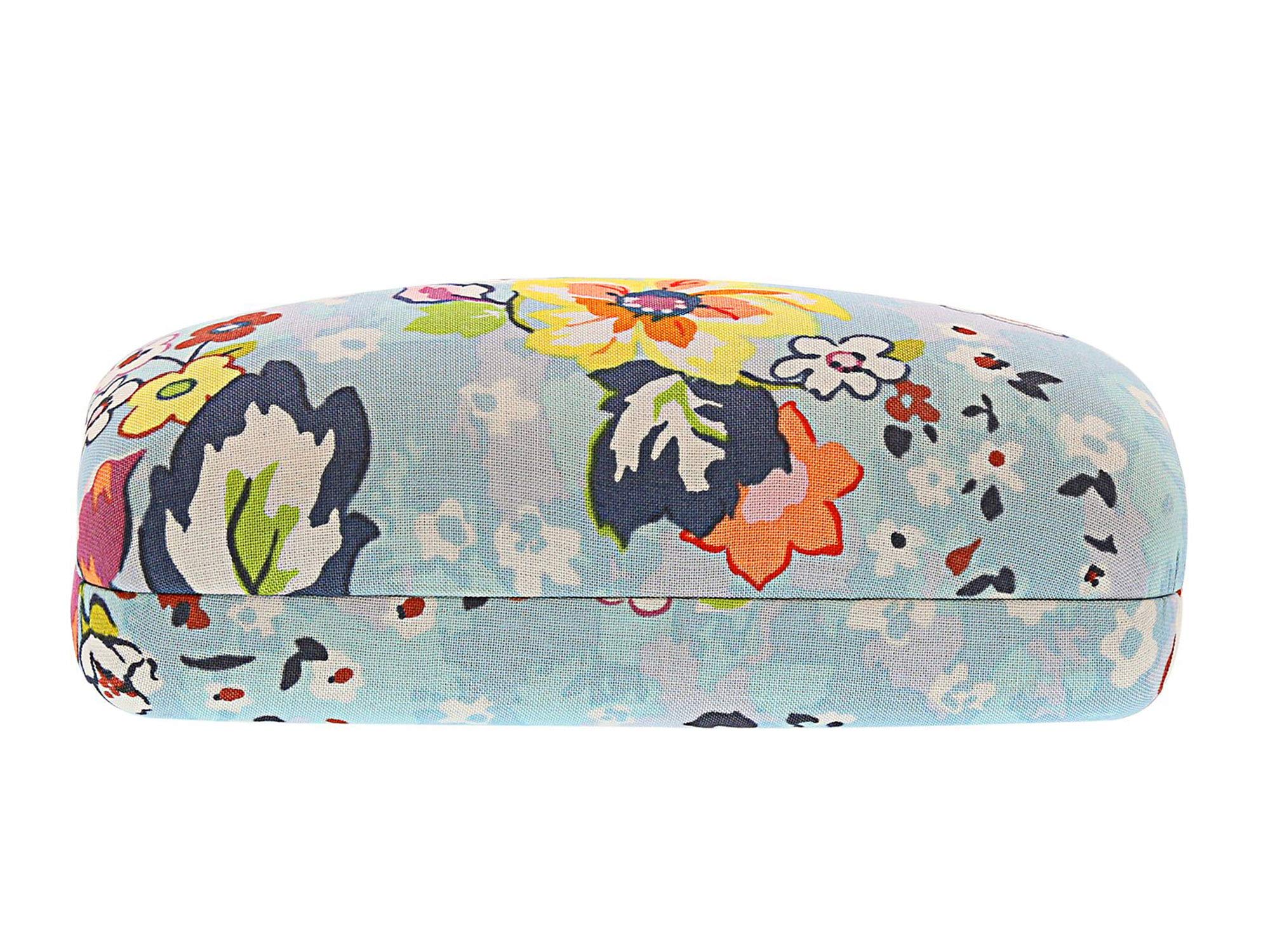 Vera Bradley Sunglasses & Eyeglasses Hard Shell Protective Case - Stylish Clamshell Design for Travel, Beach, and Everyday Use