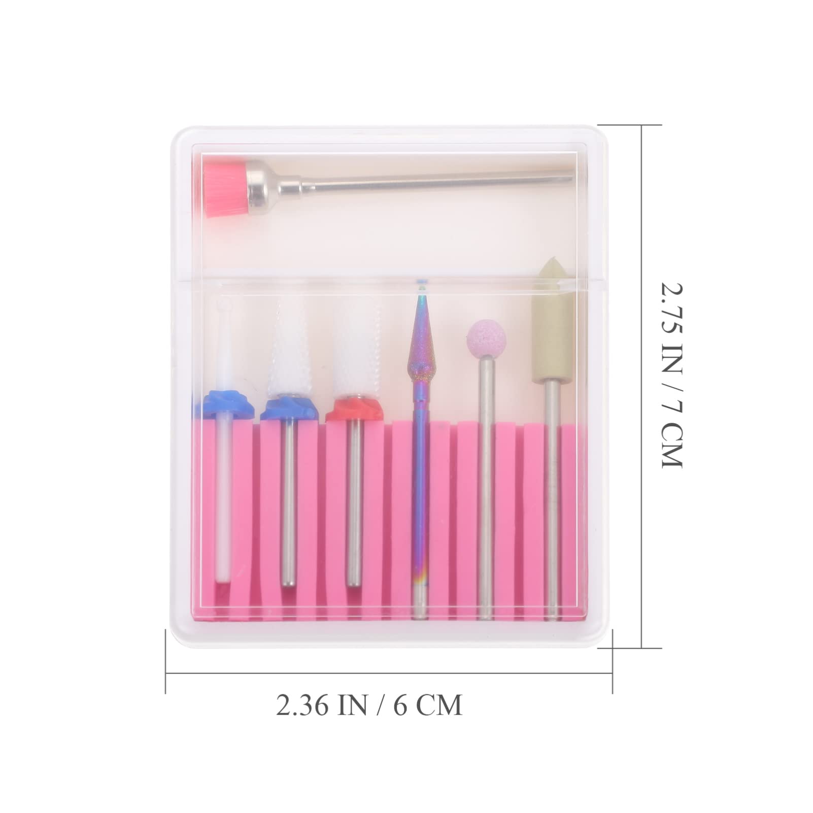 Professional Nail Drill Kit with Ceramic & Tungsten Steel Bits - Portable Nail Polisher, Cuticle Trimmer for Salon & Home Pedicure - Perfect for Manicures, Nail Art & DIY Nail Care