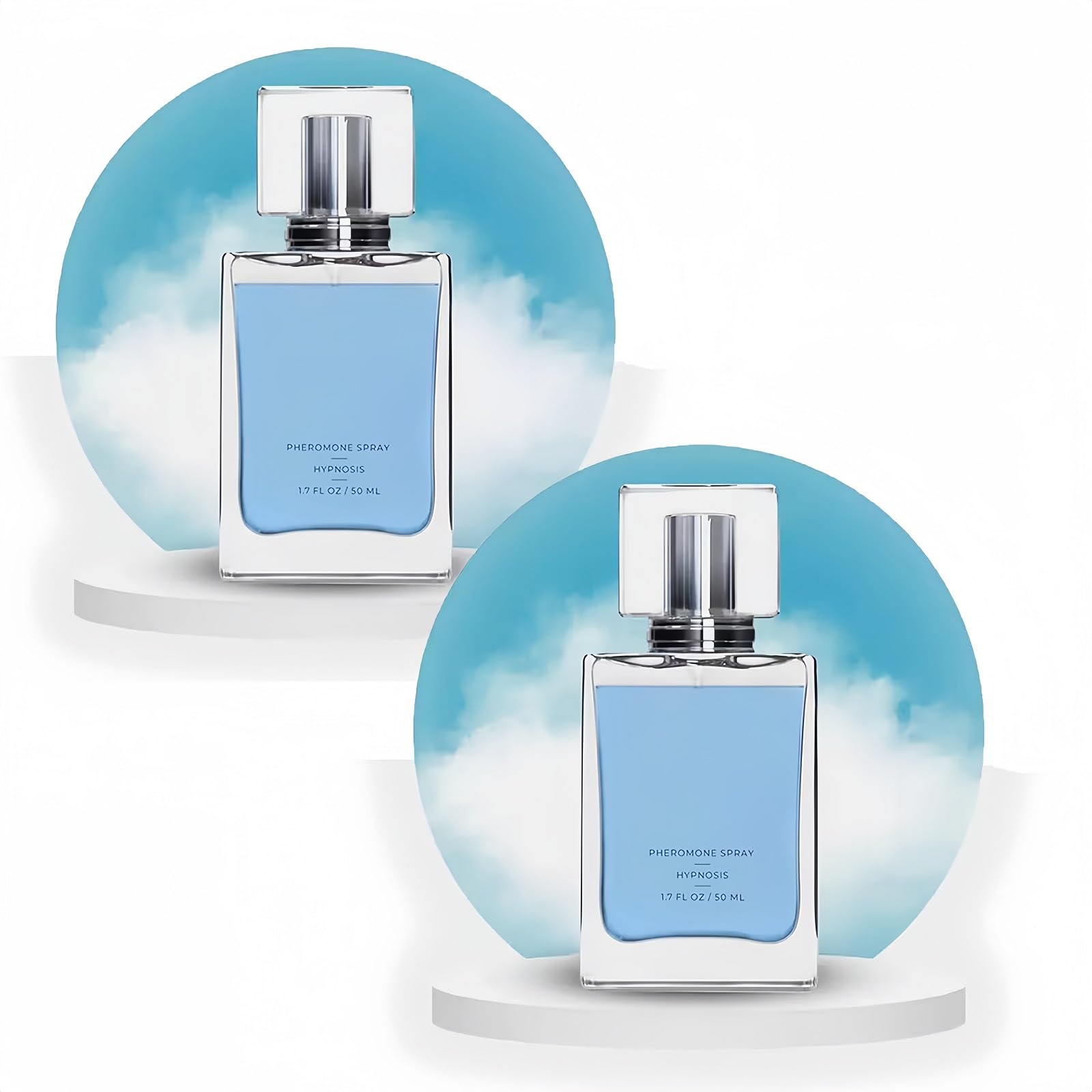 Best Pheromone Cologne for Men - Hypnosis 2.0 Long Lasting Romantic Perfume, 50ml (2 Pack) - Attract Women & Boost Confidence for Dates, Clubs & Special Occasions