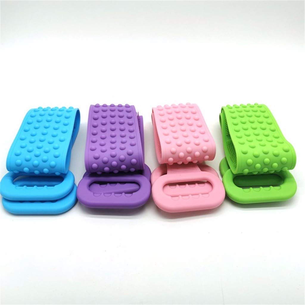 Exfoliating Silicone Body Brush & Bath Belt for Men - Soft Shower Scrubber, Washcloth & Bathroom Accessories - Gentle Skin Cleansing & Massage - Perfect for Shower, Spa & Daily Skincare Routine - Multicolor