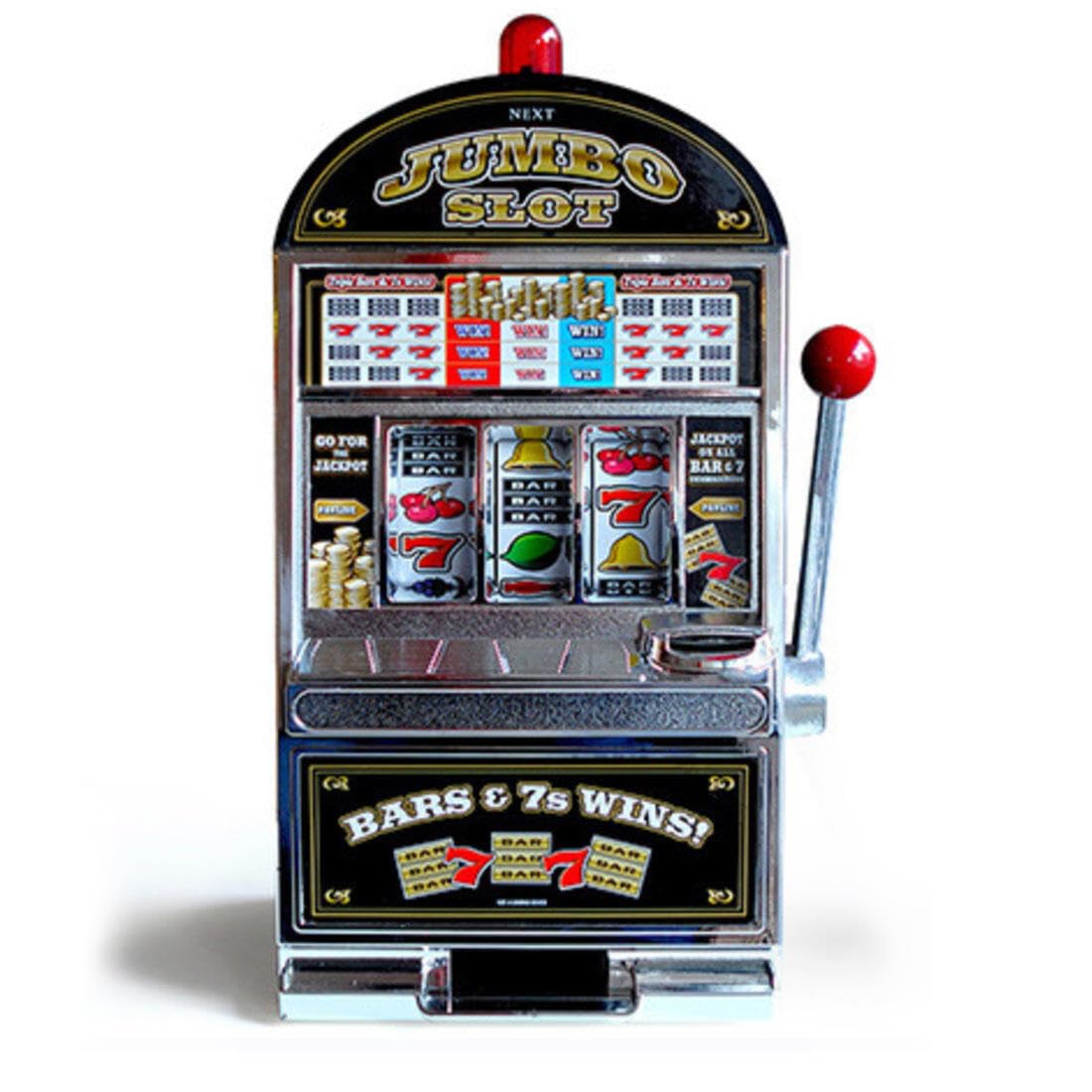 DigiFlux Mini Coin Bank Slot Machine Toy for Kids & Adults - Realistic Casino Replica with Magical Sounds & Flashing Lights - Fun Party Game & Home Decoration Gift (Dome Version) - Perfect for Birthday Parties, Casino Nights, and Collectors