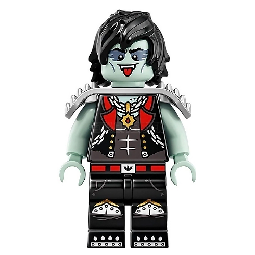 LEGO Minifigure Vampire Guitarist Band [Vidiyo] - Collectible Music-Themed Building Toy for Kids, Halloween Decor & Creative Play Scenes