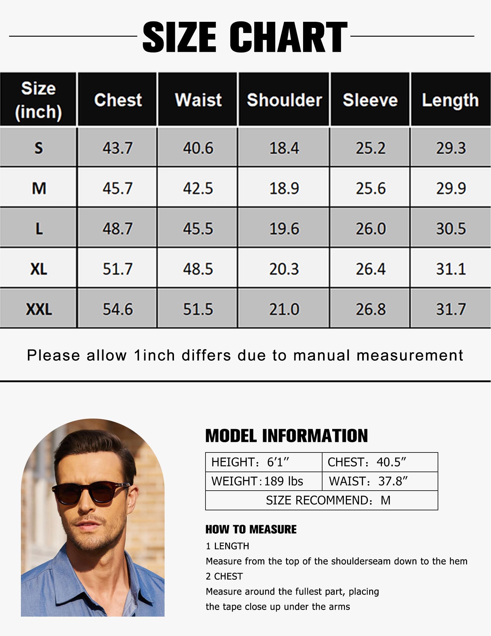 COOFANDY Men's Casual Button Down Shirts - Long Sleeve Wrinkle-Free Dress Shirts for Office, Business & Everyday Wear | Comfortable Untucked Fit for Work & Social Events