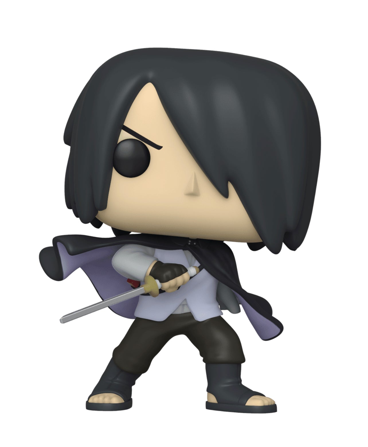 Boruto: Sasuke Uchiha with Cape One Arm Special Edition Action Figure #698 - Perfect for Anime Collectors and Naruto Fans Display