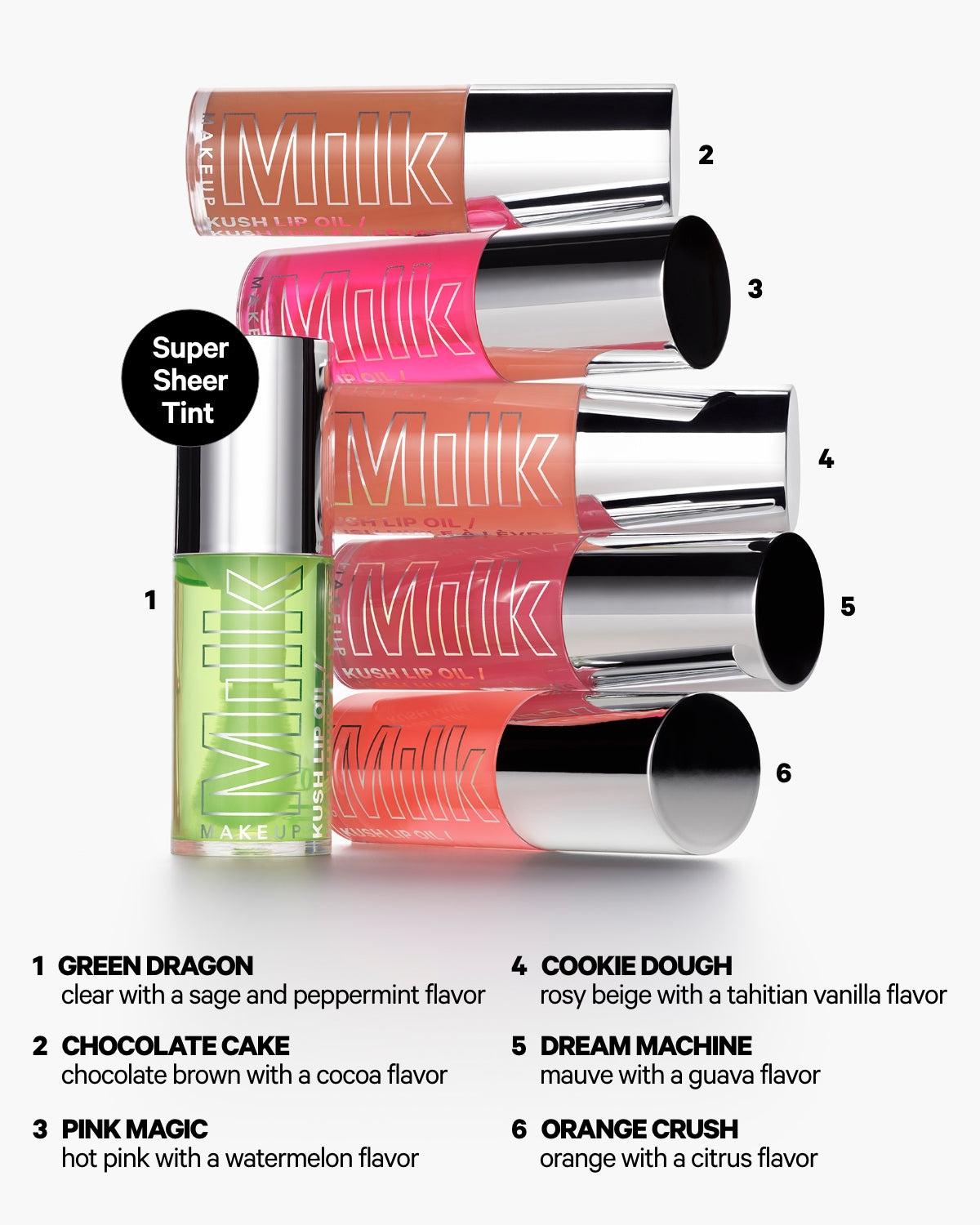 KUSH Sheer Hydrating Lip Oil - Moisturizing & Plumping Lip Treatment with Vitamin E | Perfect for Dry Lips, Daily Hydration & Makeup Prep