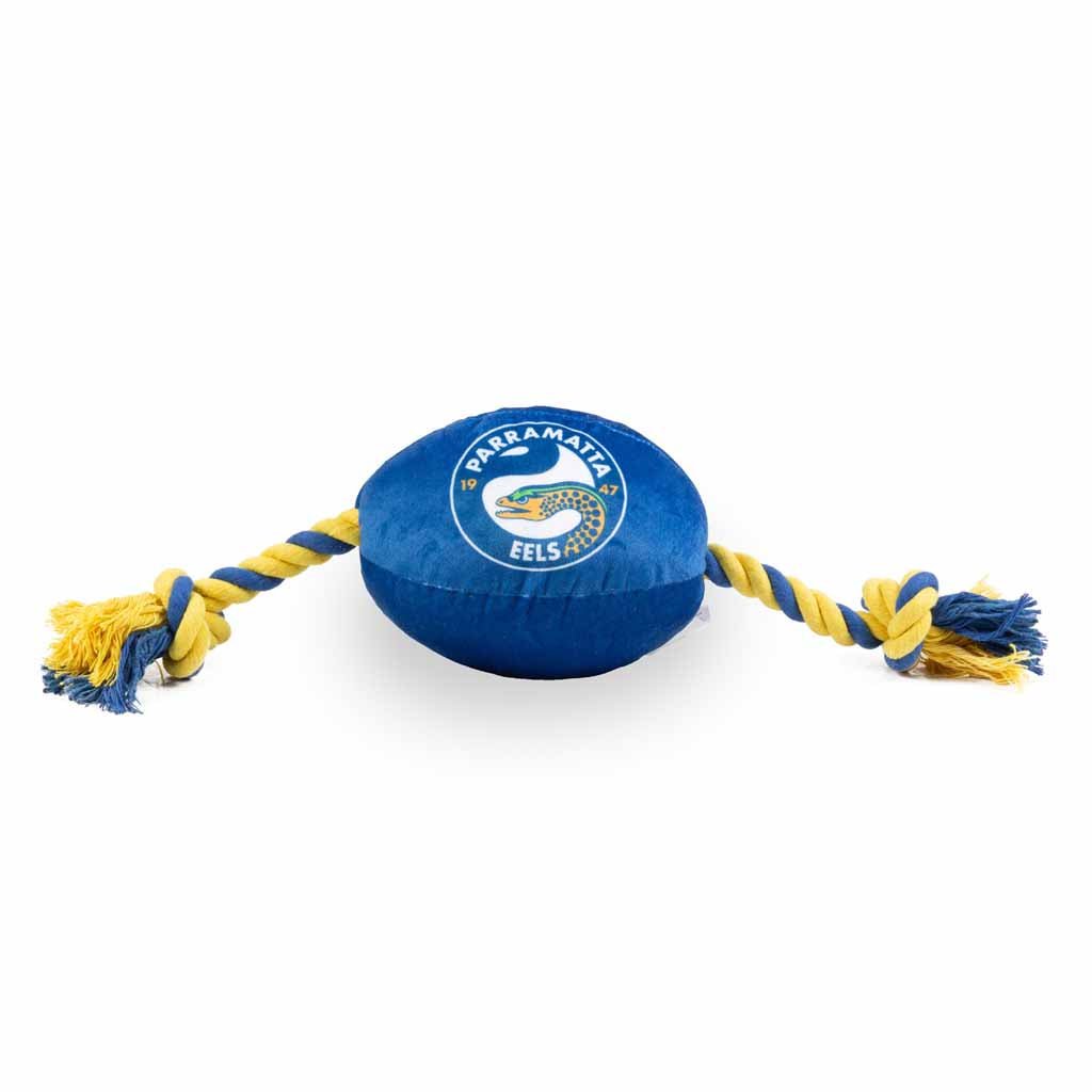 Parramatta Eels Rope Dog Toy - Durable Chew Toy for Medium & Large Dogs - Interactive Play & Dental Health - Perfect for Fetch, Tug of War & Training Sessions