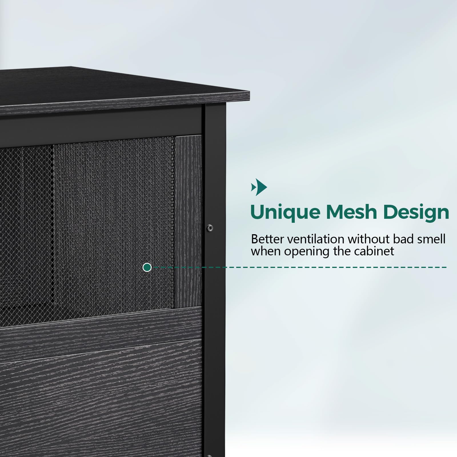 Tatub 40-50 Gallon Fish Tank Stand with Storage Cabinet | Heavy Duty Metal Aquarium Stand for Reptile Tanks & Turtle Terrariums | Supports 1000LBS | Holds 2 Aquariums | Perfect for Home, Office & Pet Store Displays