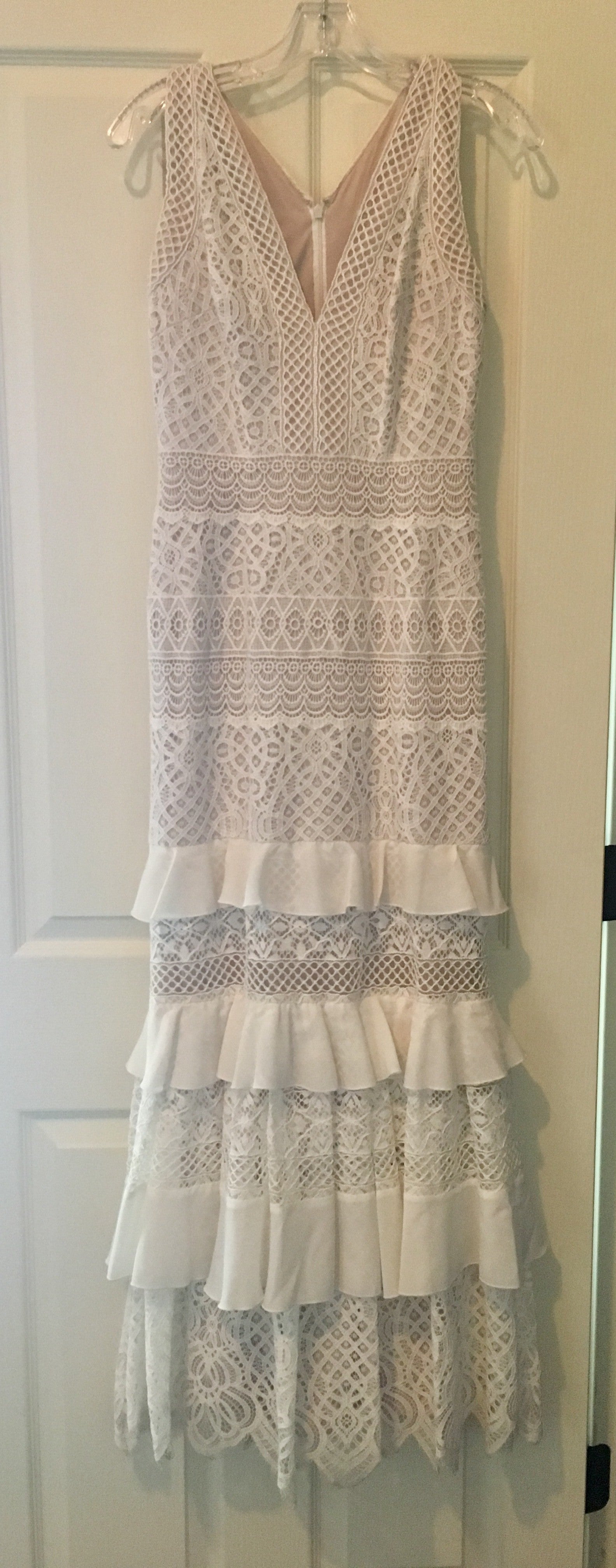 Tadashi Shoji Cabriole Gown - Elegant Wedding Dress for Brides | Perfect for Beach Weddings & Formal Evening Events