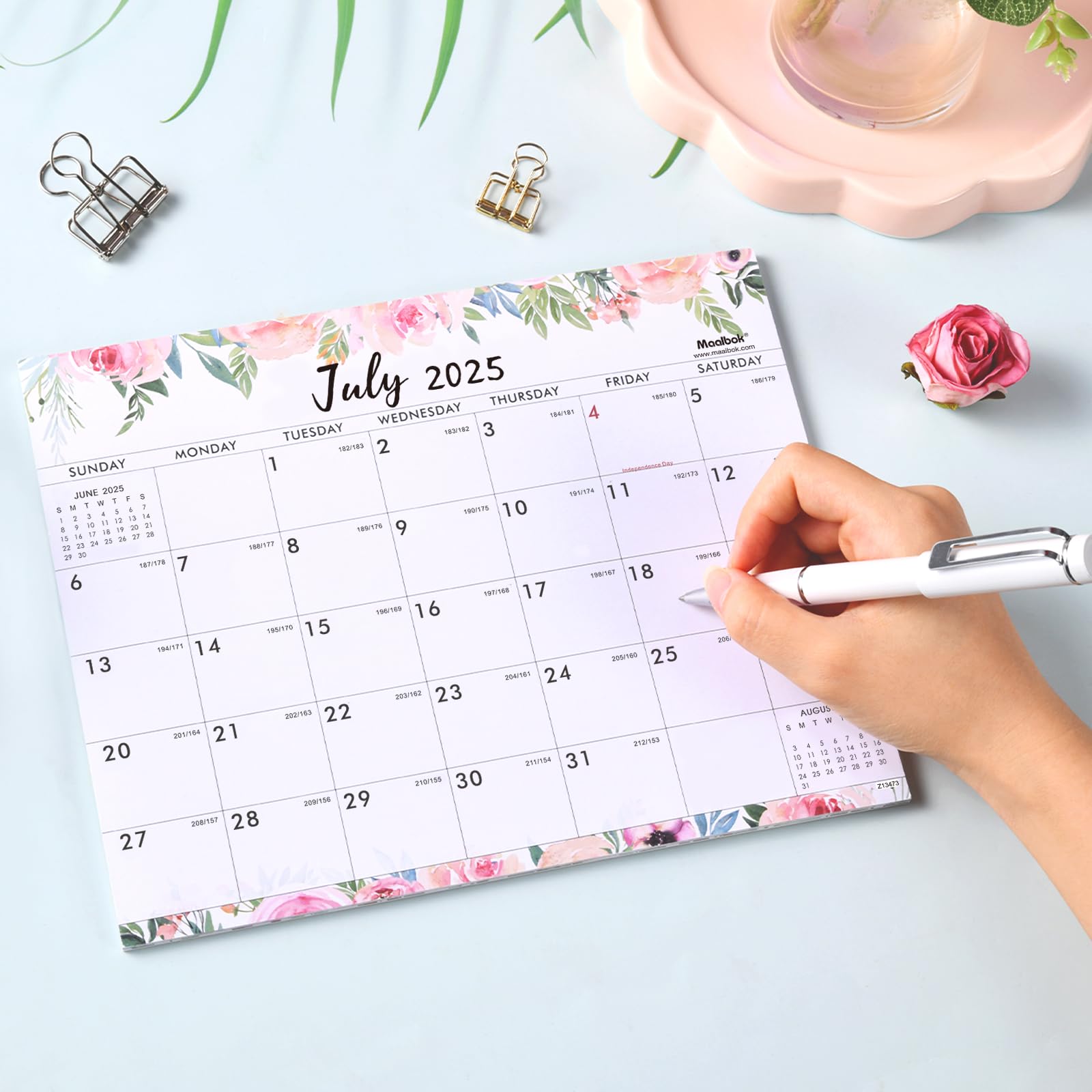 2025-2026 Magnetic Refrigerator Calendar - 18-Month Planner from July 2025 to December 2026 | 8