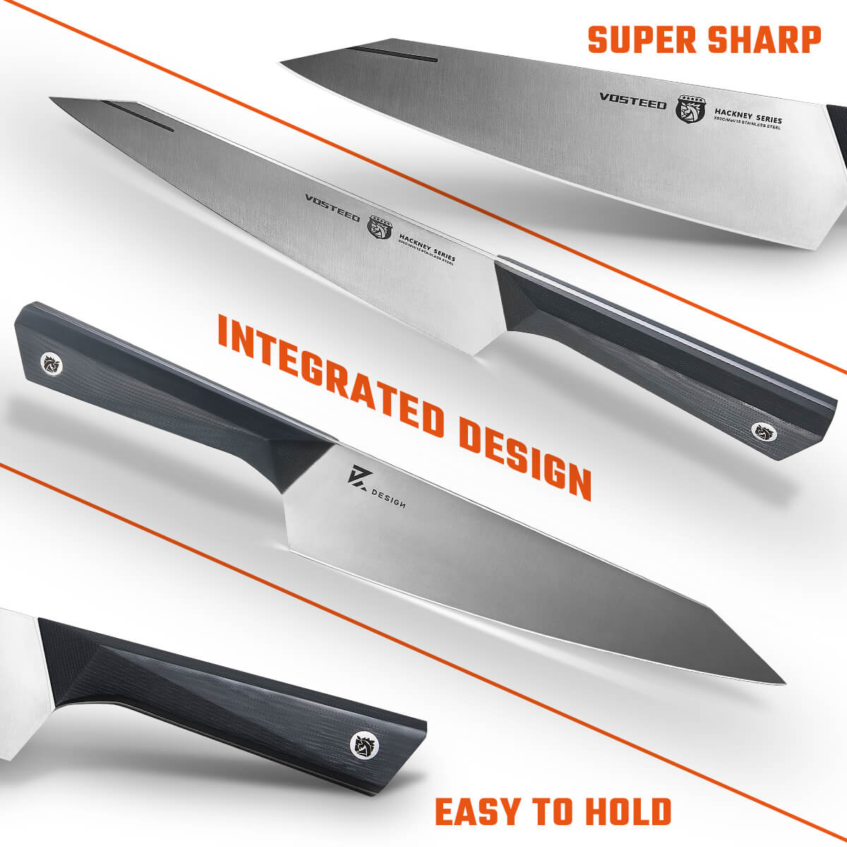 Premium 8-Inch Chef's Knife - Professional Kitchen Knife for Cooking, Slicing & Dicing - Ergonomic Handle & Sharp Stainless Steel Blade - Perfect for Home Chefs & Culinary Enthusiasts - Ideal for Meal Prep, Vegetables & Meat Cutting