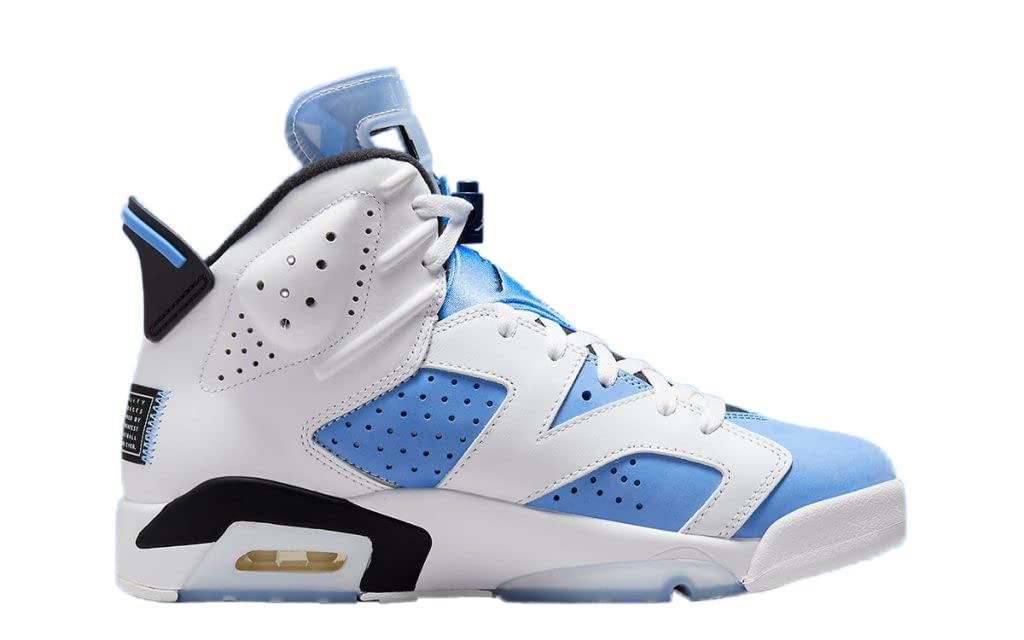 Jordan Men's Air Jordan 6 Retro CT8529-410 UNC Sneakers - Size 10 | Basketball Shoes for Men, Streetwear Fashion & Casual Wear