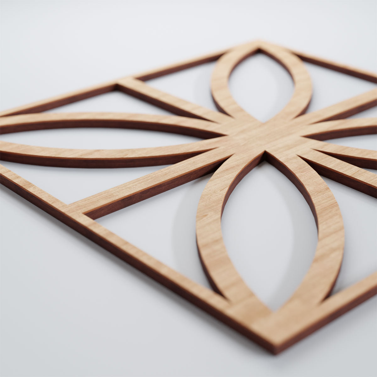 Swansea Decorative Fretwork Wall Panels - Elegant Laser Cut Wooden Room Dividers for Home & Office Decor