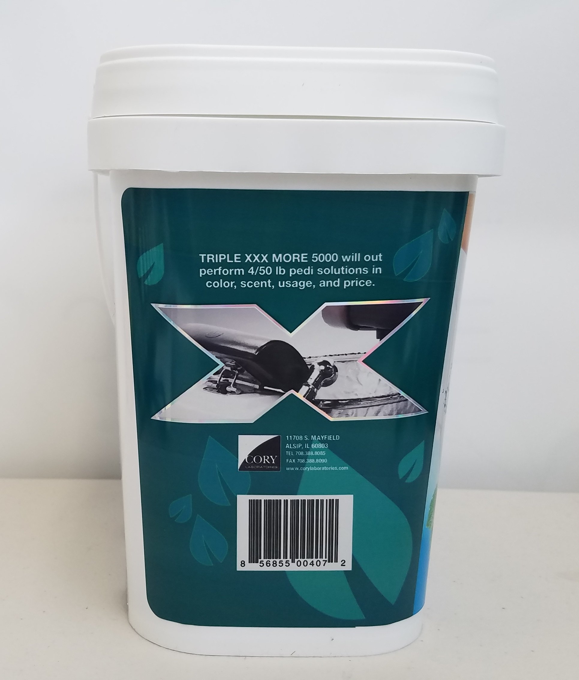 Triple X MORE Pedicure Solution Tablets - 5000 Count Mint Scented | Professional Salon & At-Home Foot Care Treatment