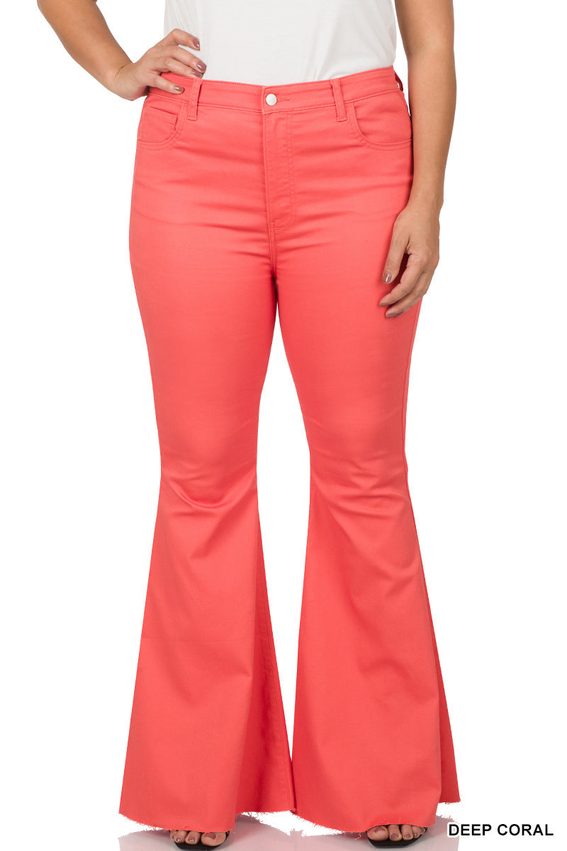 Best High Waist Flare Leg Denim Jeans for Women - Stretchy Comfort Fit Vintage Style - Perfect for Casual Wear, Date Night & Office Outfits