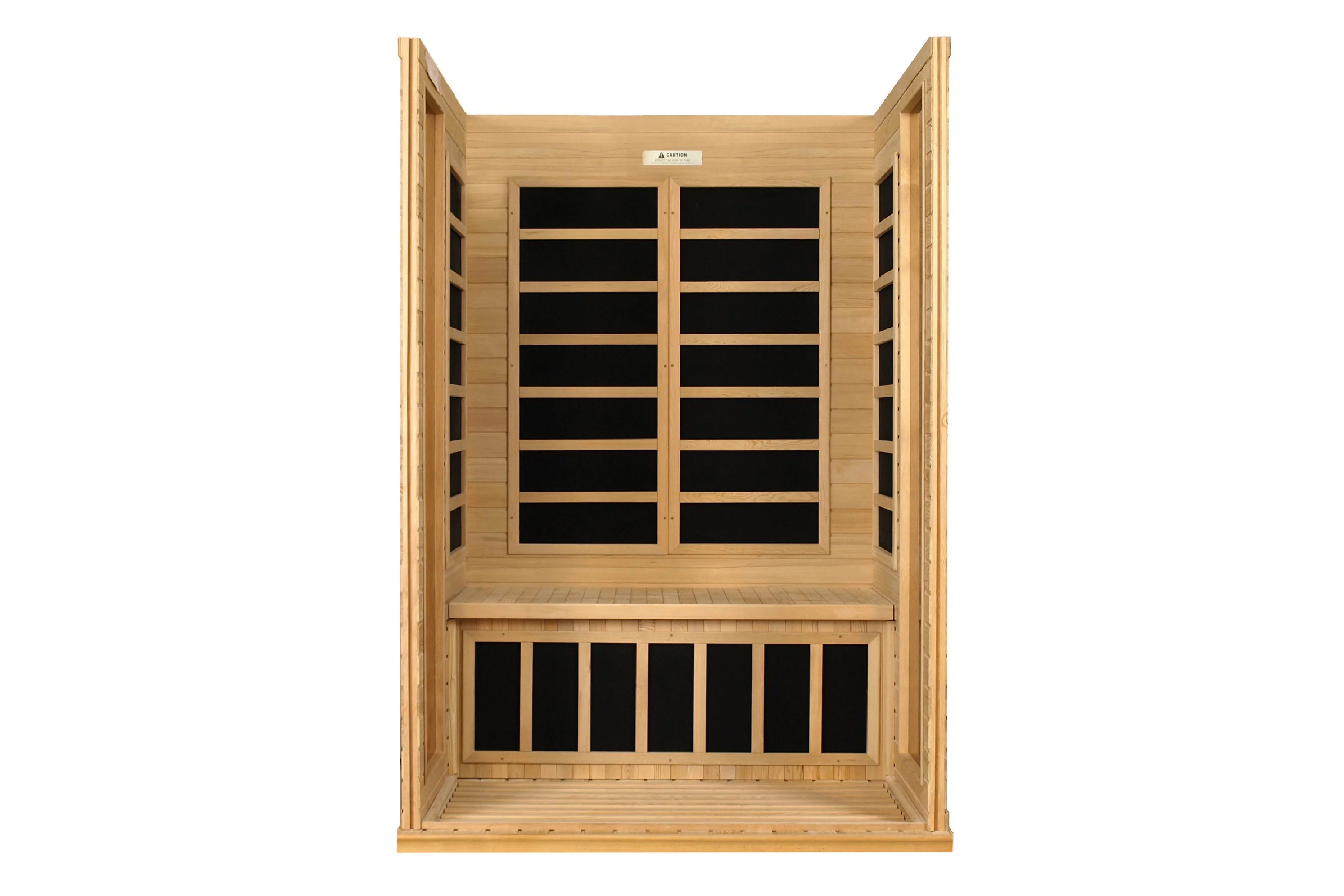 Dynamic Saunas Versailles Edition 2-Person Low EMF Far Infrared Sauna for Home Relaxation & Detox - Perfect for Couples Spa Therapy & Wellness Retreats