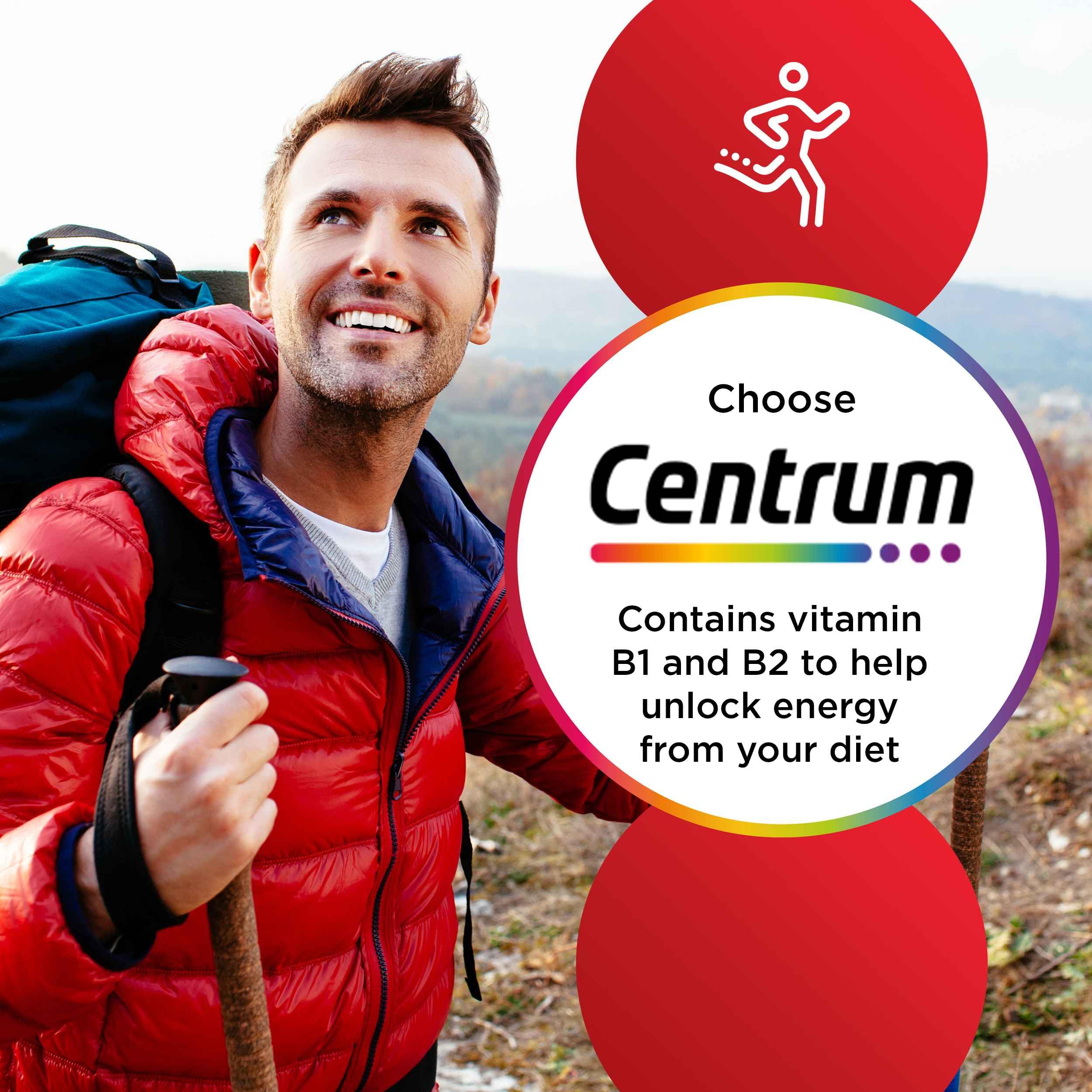 Centrum Fruity Chewables Multivitamin for Adults - 30 Chewable Tablets with Vitamin C, D, Zinc & 10 Essential Nutrients | Immune Support, Energy Boost | Perfect for Busy Professionals & Active Lifestyles