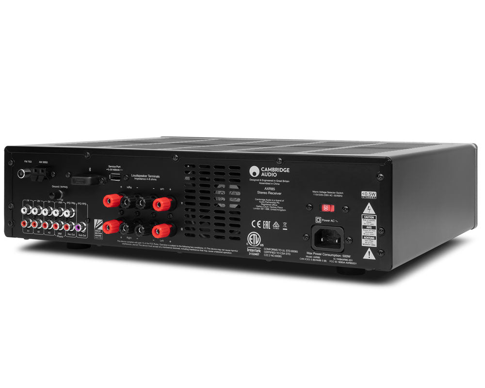 Cambridge Audio AXR85 Stereo FM/AM Receiver - Hi-Fi Audio System for Home Theater & Music Listening | Perfect for Vinyl, Streaming & Radio Enthusiasts