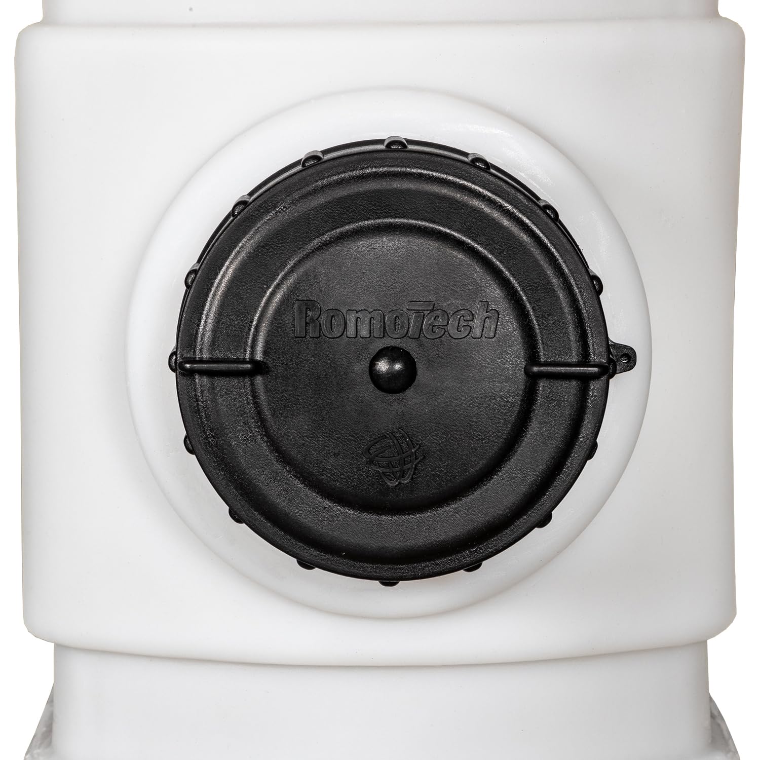 RomoTech 8 Gallon Polyethylene Water Storage Tank - USA Made, Rust & Corrosion Proof, for Water & Non-Flammable Liquids - Perfect for RV, Camping, Emergency Water Supply & Agricultural Use
