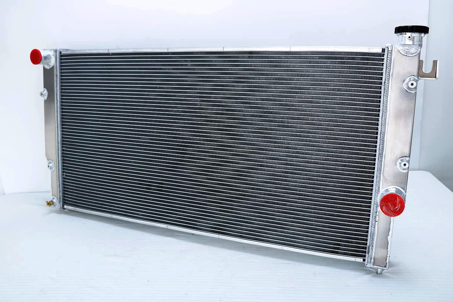 High-Performance Aluminum Radiator for 1994-2002 Dodge Ram 2500/3500 with 5.9L Cummins Diesel Engine - 3-Row Heavy Duty Cooling System with Shroud, Fan & Relay Kit (OE #CU1553) - Perfect for Off-Roading, Towing & Extreme Weather Conditions