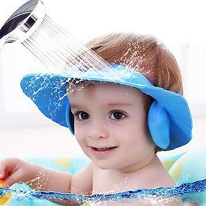 Cyrox Adjustable Baby Shower Cap - Soft & Safe Bathing Hat for Toddlers & Infants - Perfect for Hair Protection During Bath Time & Swimming