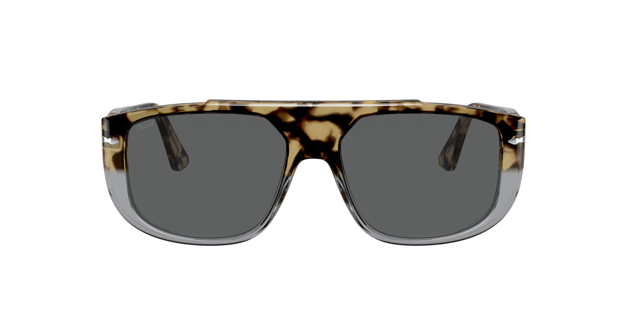 Persol PO3261S Rectangular Polarized Sunglasses for Men & Women - UV Protection, Classic Style - Perfect for Driving, Travel & Outdoor Activities