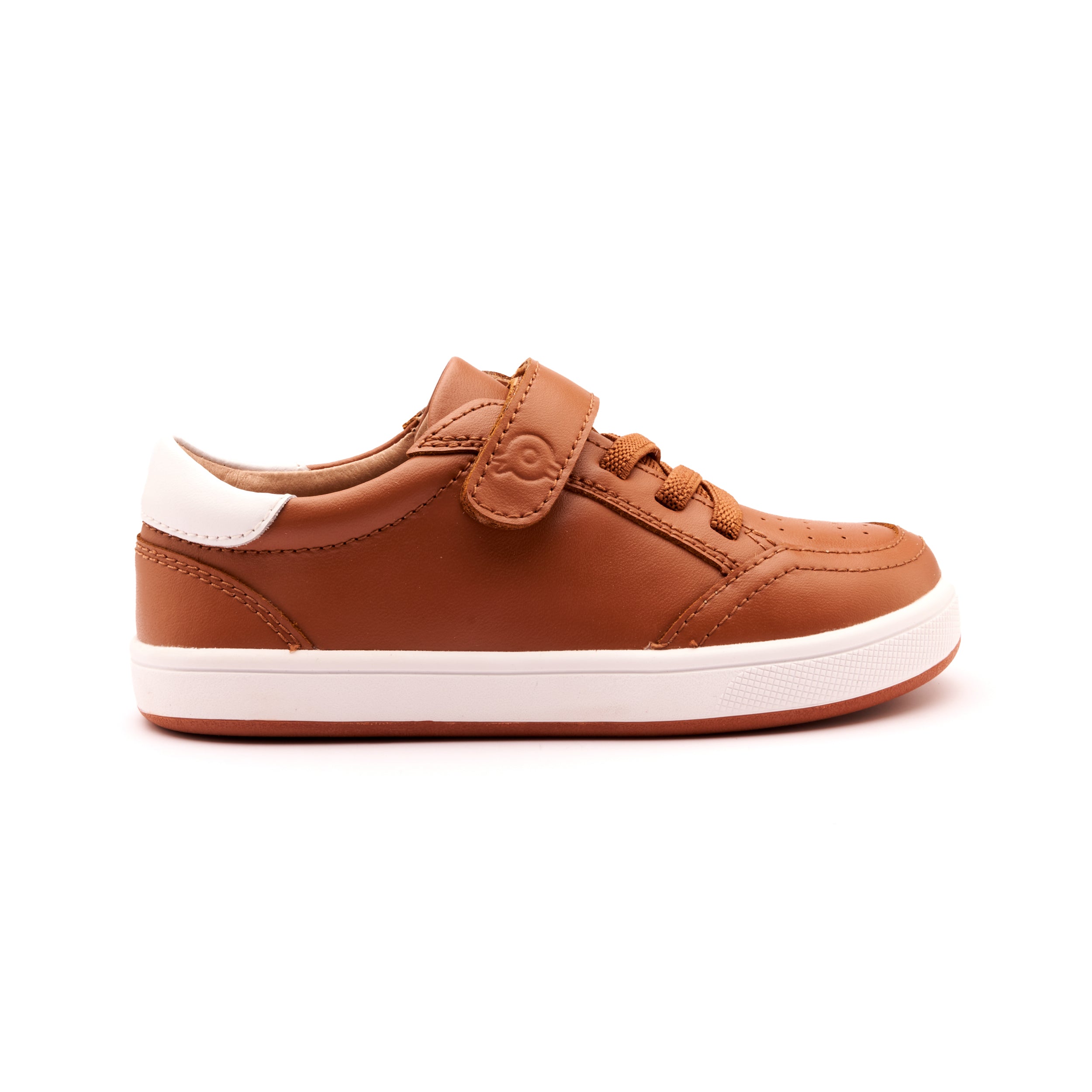 Old Soles Boys' 1019 The Tread Casual Sneakers - Tan, Snow & White Gum Sole | Comfortable Kids' Shoes for School, Play & Everyday Wear